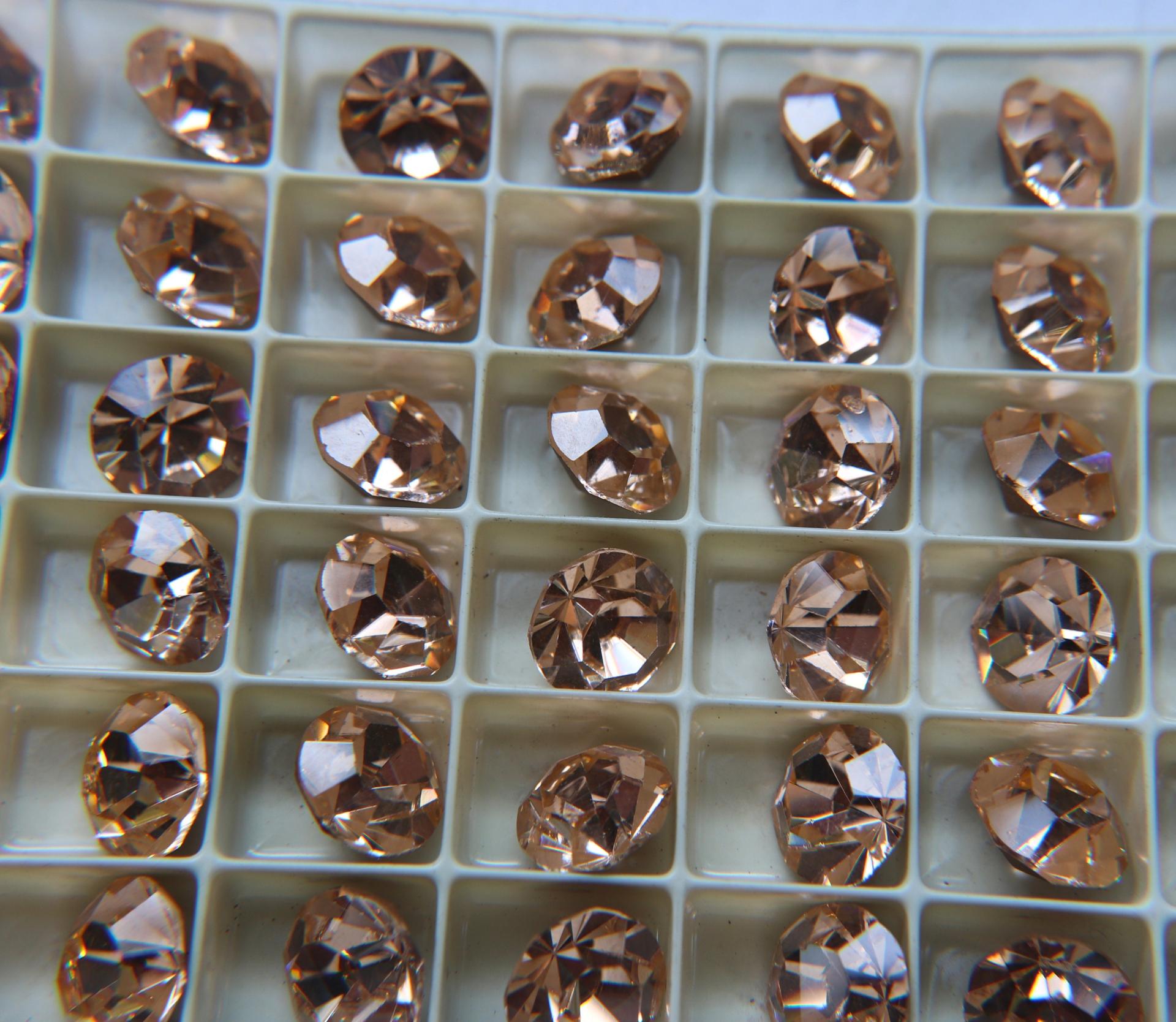 48 ss Swarovski Vintage Rhinestones Foiled 2/6/24/72 pieces (8 colors)