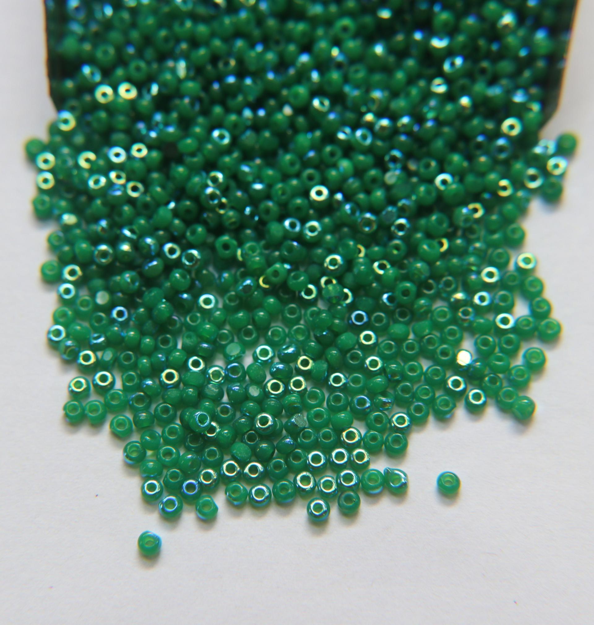 11/0 Charlotte true Cut Beads Patina Opal Green Aurore Boreale 10/20/50/250/500 Grams native beads supply, embroidery