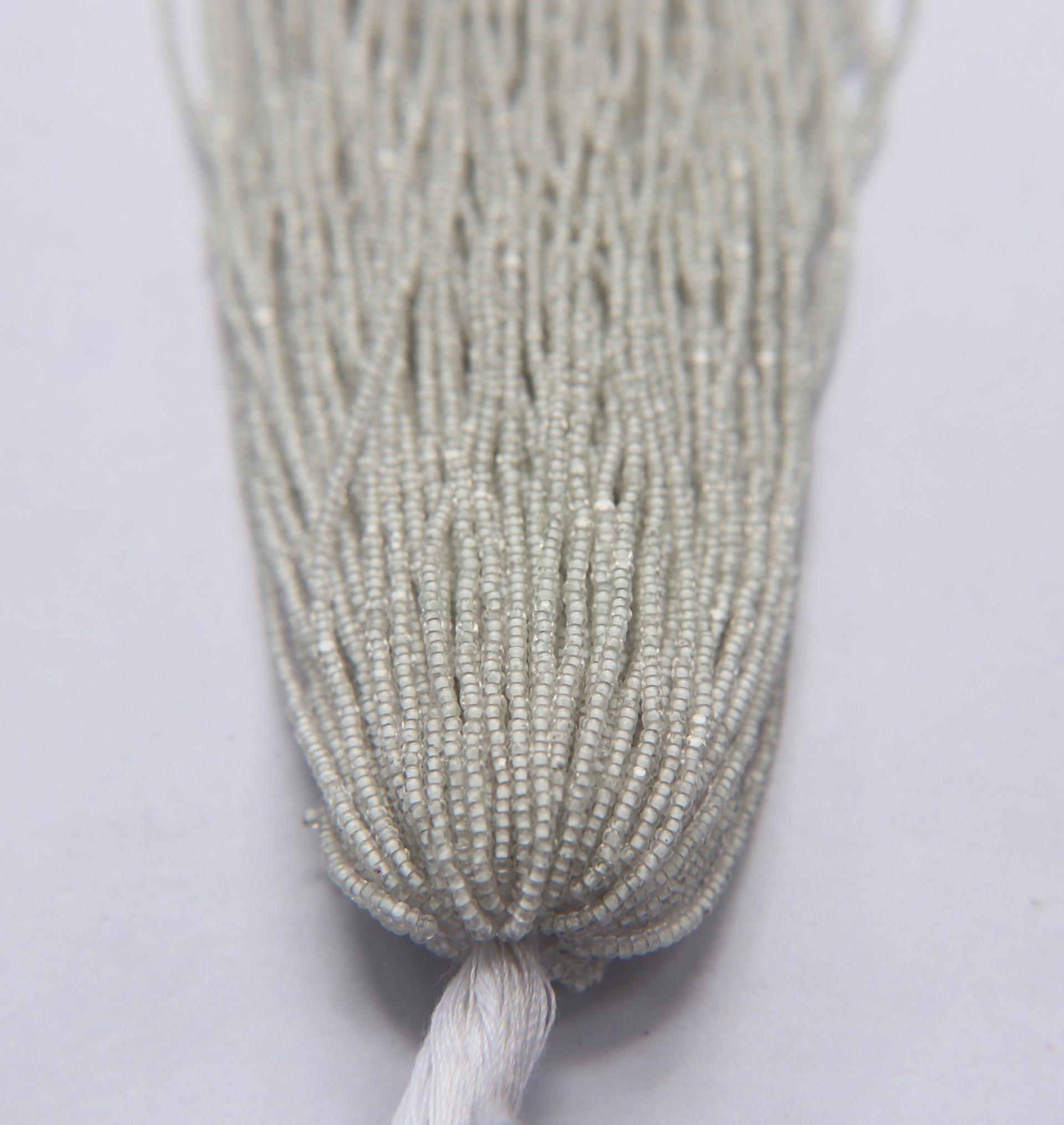 13/0 Hanks Charlotte Cut Beads Crystal White Lined 1/5/25/50/100 Hanks jewellery rare glass beads, jewelry supply, findings, native supply