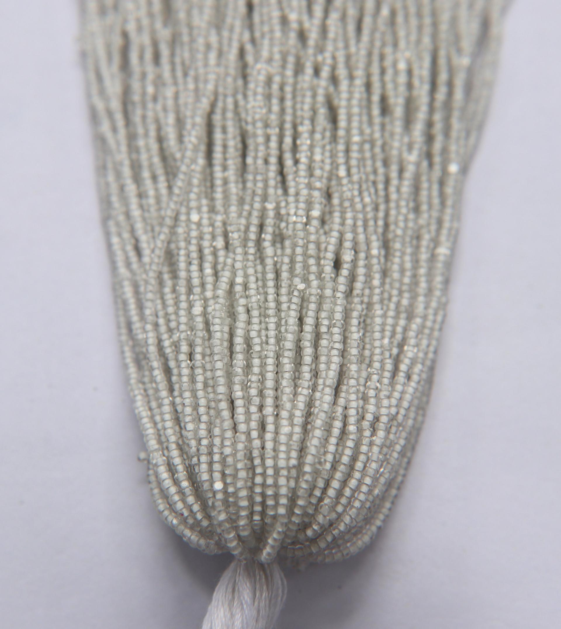 13/0 Hanks Charlotte Cut Beads Crystal White Lined 1/5/25/50/100 Hanks jewellery rare glass beads, jewelry supply, findings, native supply