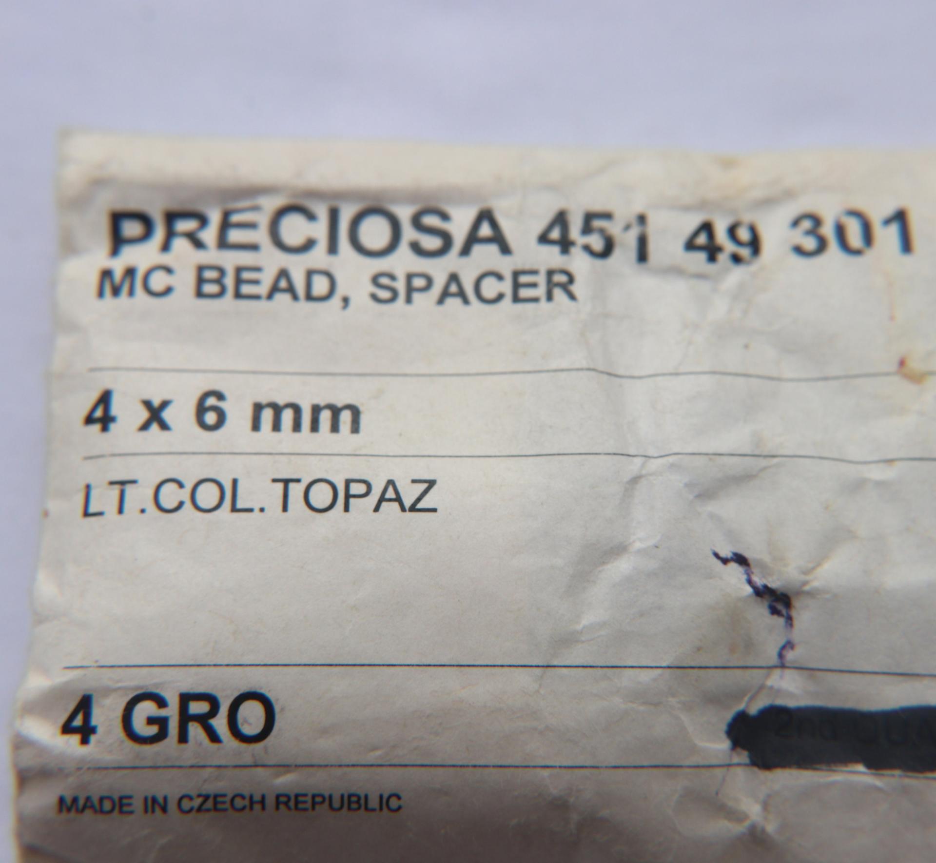 4x6mm Jet Preciosa Flat Bicone Spacer Beads Light Colorado Topaz 36/72/144/432/720 Pieces jewelry making, VINTAGE, wedding decorations