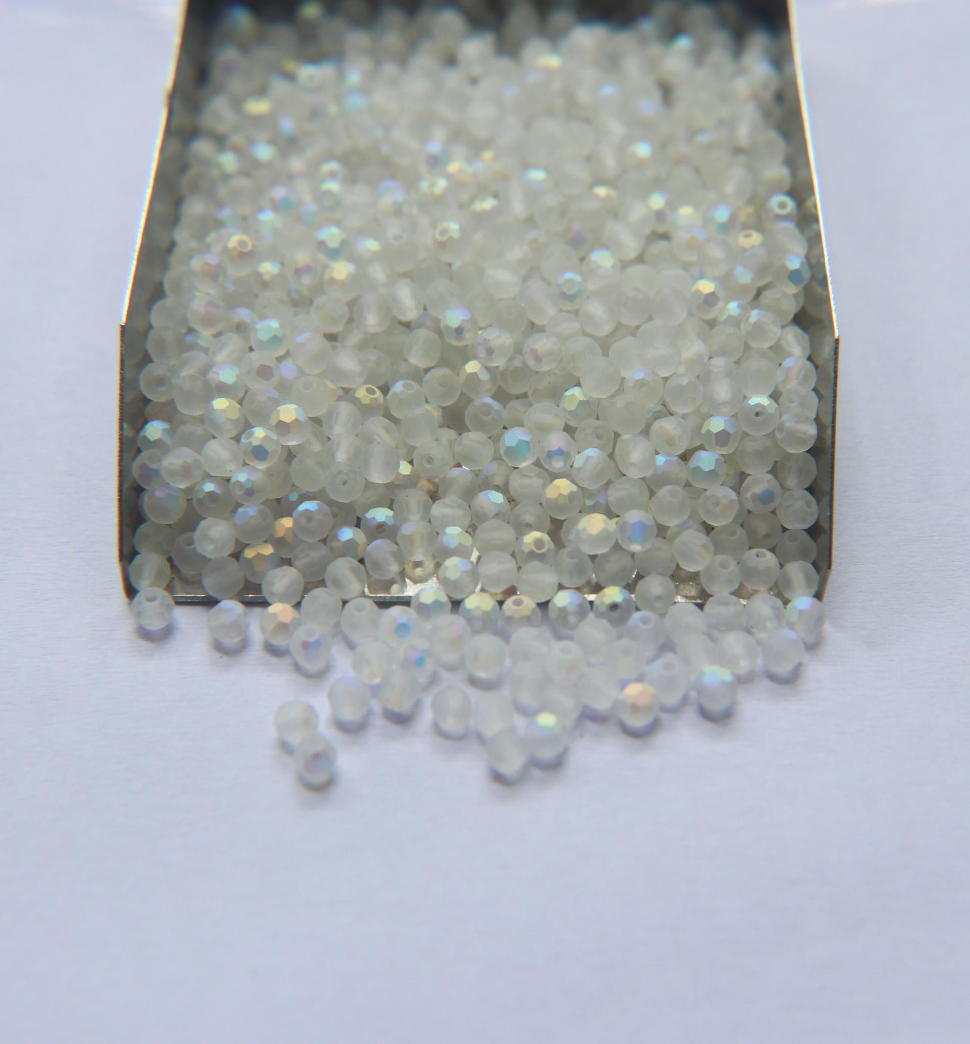 3mm Swarovski 5000 MATT Crystal Aurore Boreale Faceted Round Beads 6/12/36/72/144/288/720/1440 Pieces Jewelry making beads