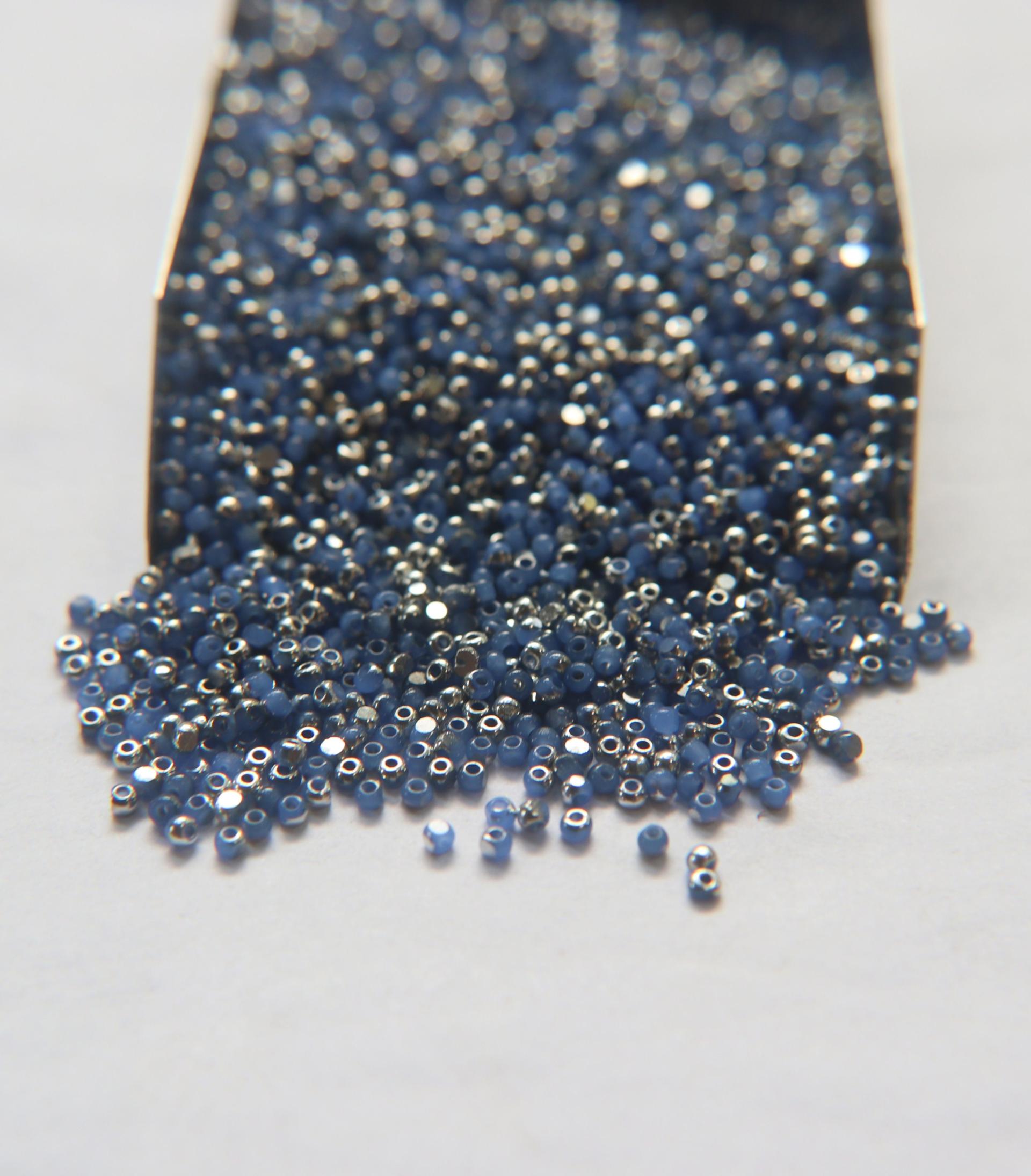 11/0 Charlotte True Cut Beads Patina Premium Medium Sapphire Opal Silver 10/20/50/250/500 Grams PREMIUM SEED Beads