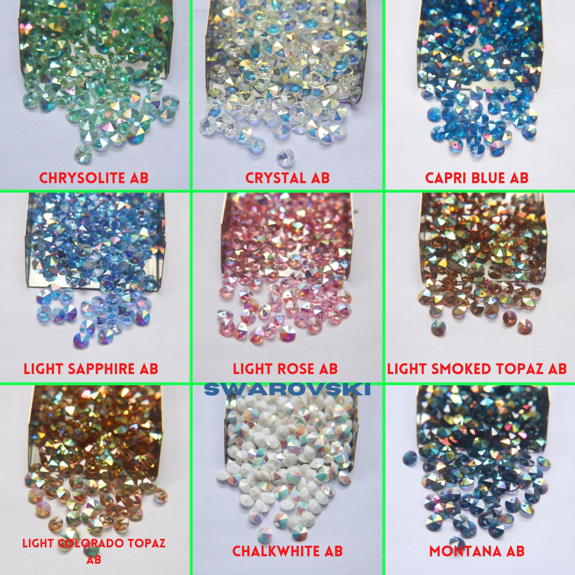 1400 Pieces Nail Crystals Nail Jewels Rose Gold Rhinestones Round