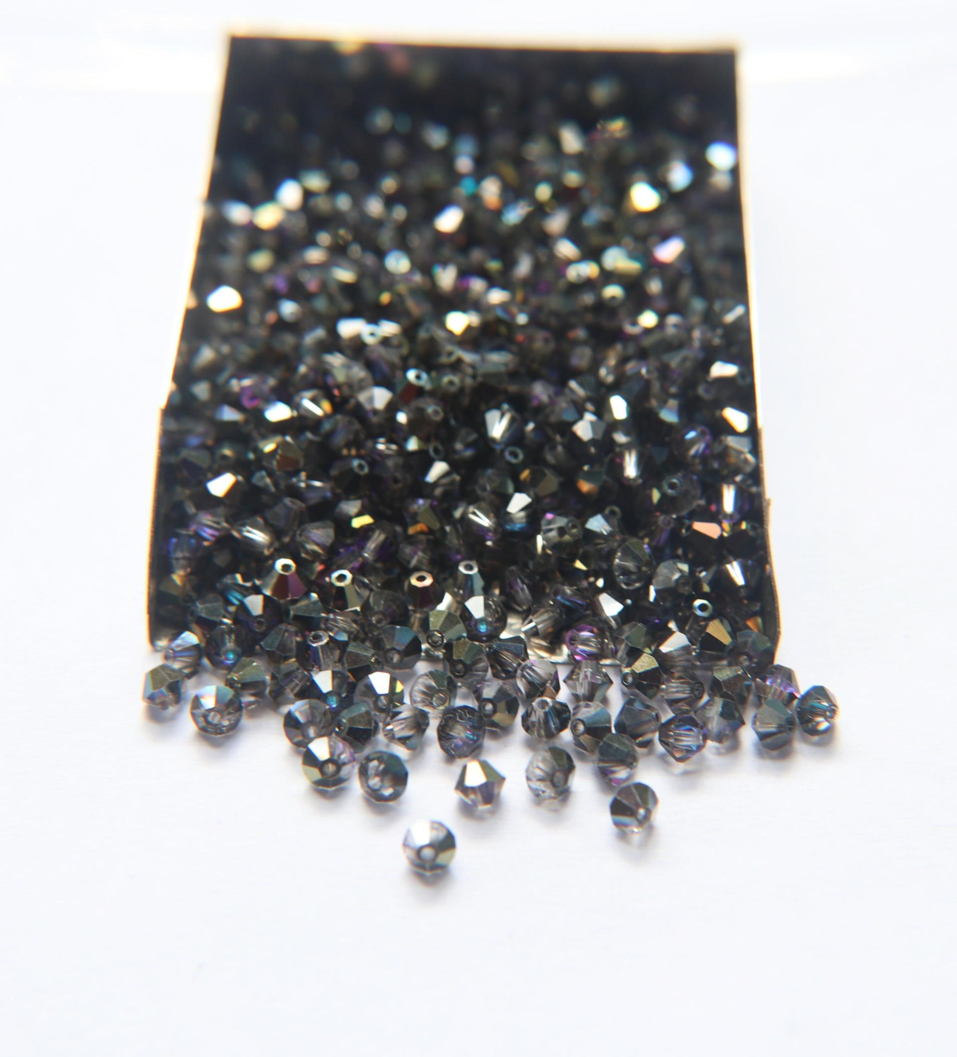 4mm Crystal Vitrail Medium Swarovski Bicone Cuts Beads 36/72/144/432/720 Pieces jewelry making, loose beads