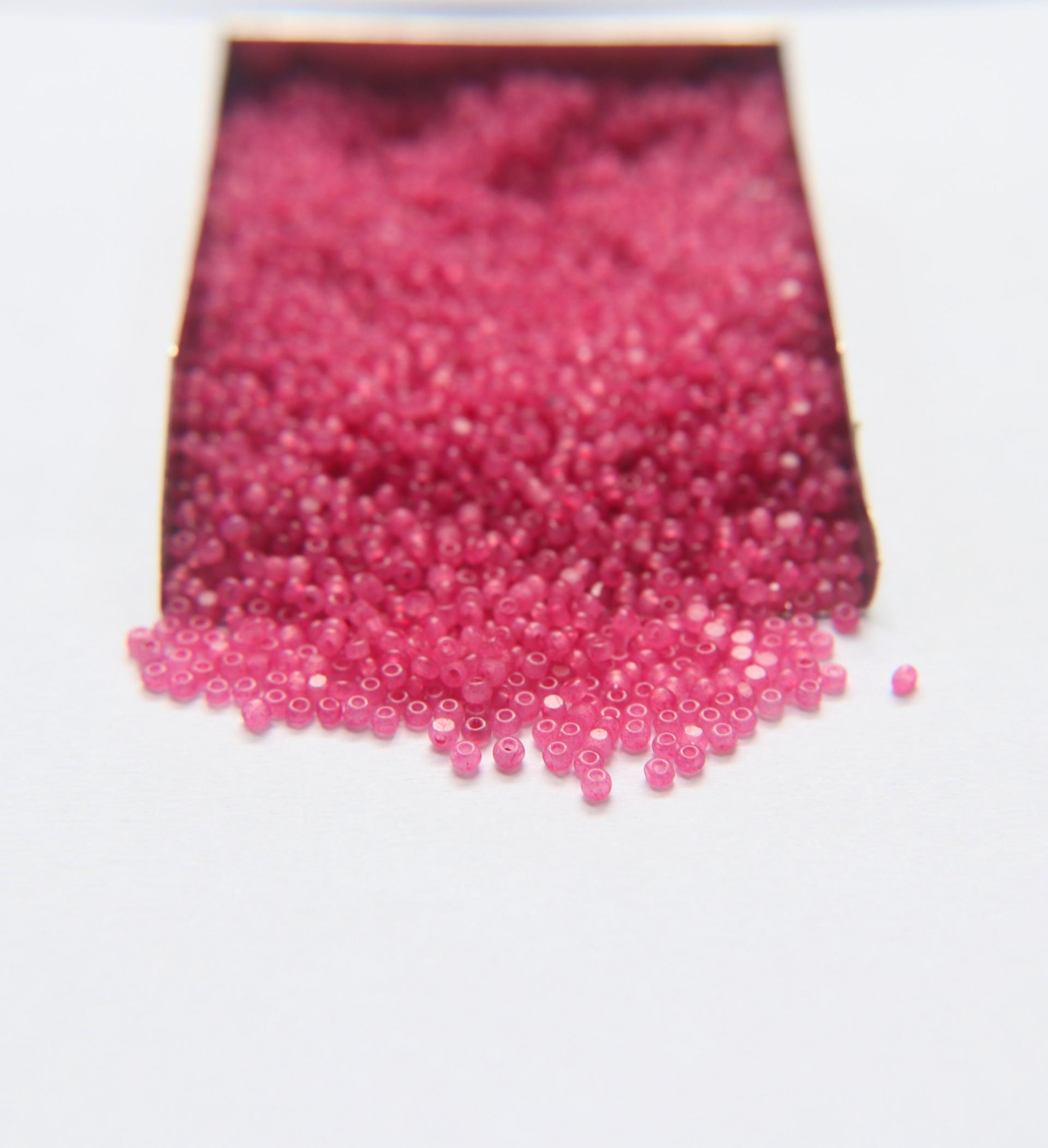 11/0 Charlotte Cut Beads Rose Opal 10/20/50/250/500 Grams PREMIUM SEED BEADS, Native Supply