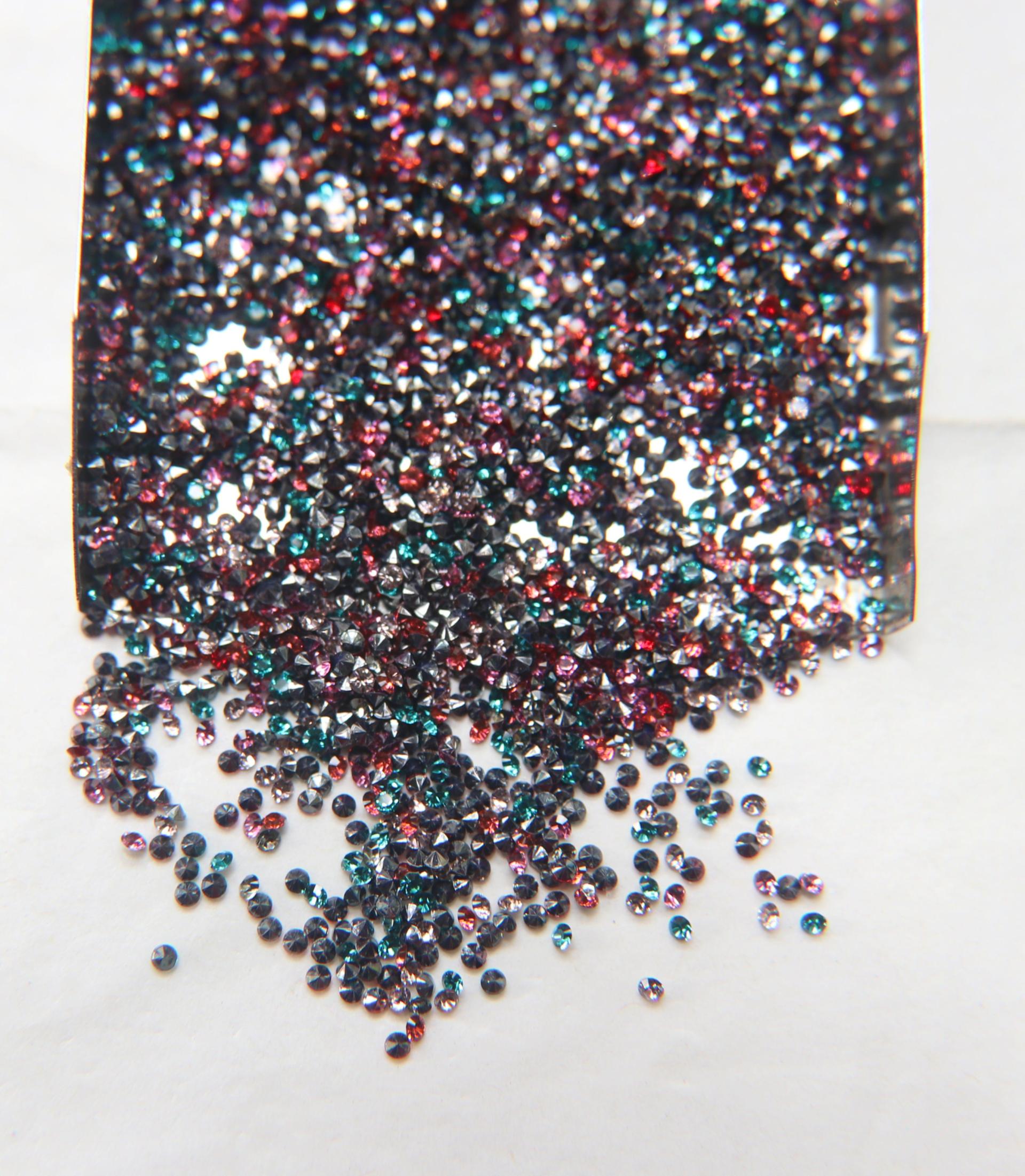 Swarovski Crystal 4SS/PP9 1.5mm Mix COLORS 1028 Chatons 72/144/720/1440/7200 Pieces Vintage Swarovski, Crystal Clay, nail art