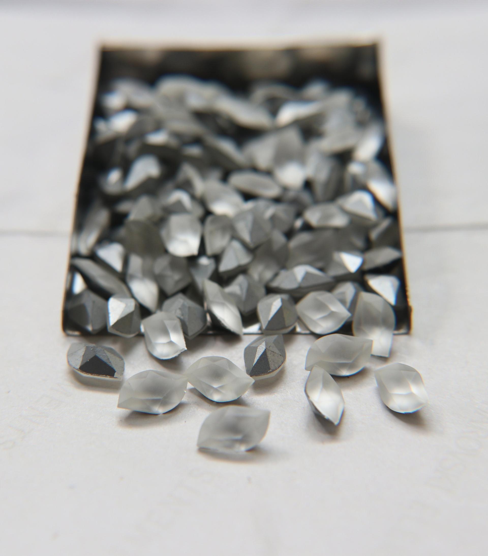 Vintage Swarovski Matt Crystal Fancy Stone 10.5mm x 6mm 6/12/36/144 Pieces gemstones, jewlery making, matt zirconium