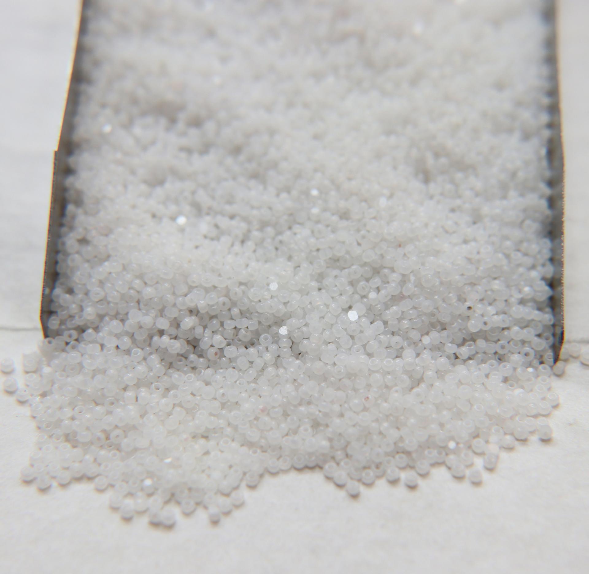 13/0 Charlotte Cut Beads White Alabaster 5/10/20/50/250/500 Grams craft supplies, jewelry making, opal seed beads, vintage findings