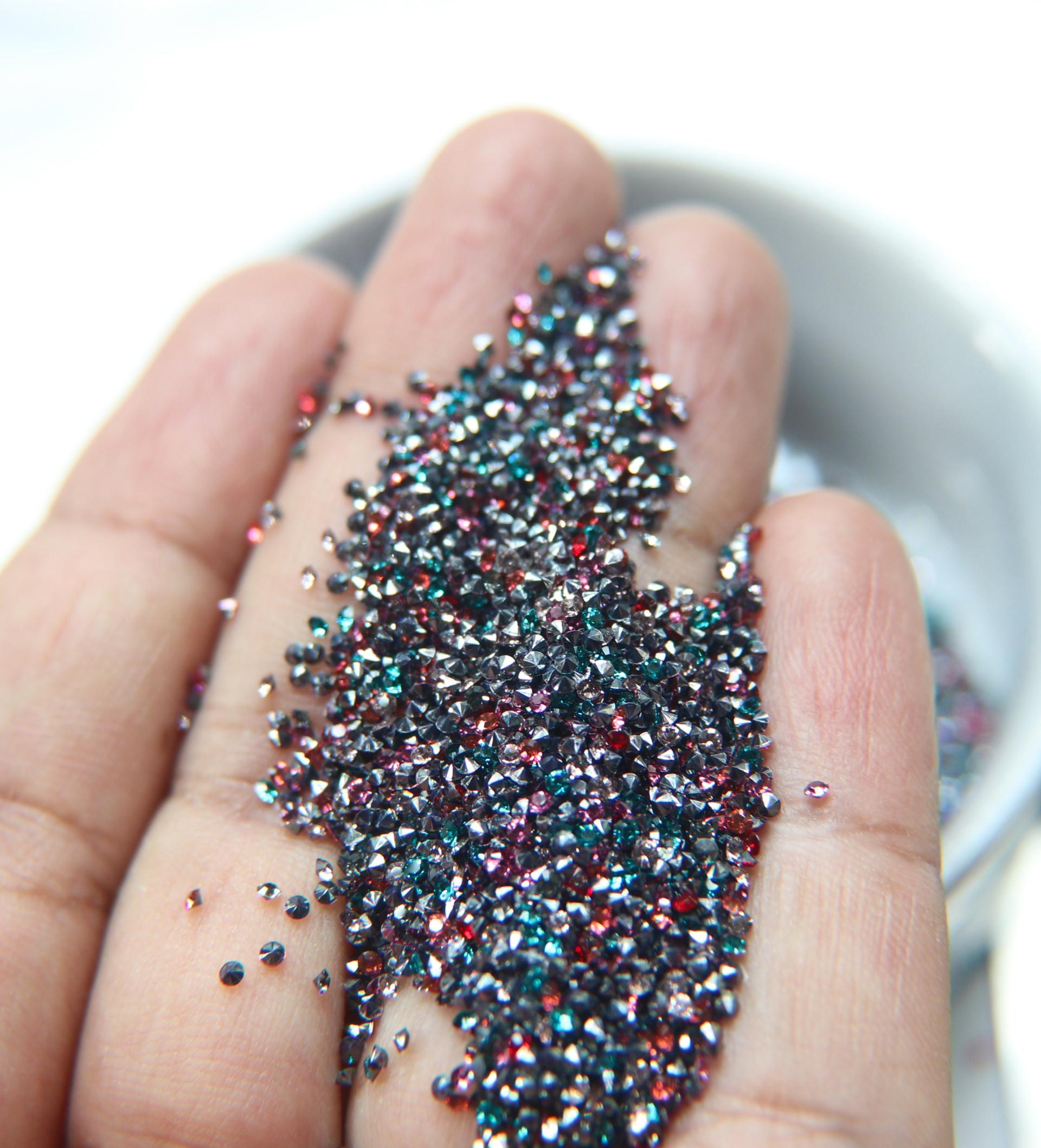 Swarovski Crystal 4SS/PP9 1.5mm Mix COLORS 1028 Chatons 72/144/720/1440/7200 Pieces Vintage Swarovski, Crystal Clay, nail art