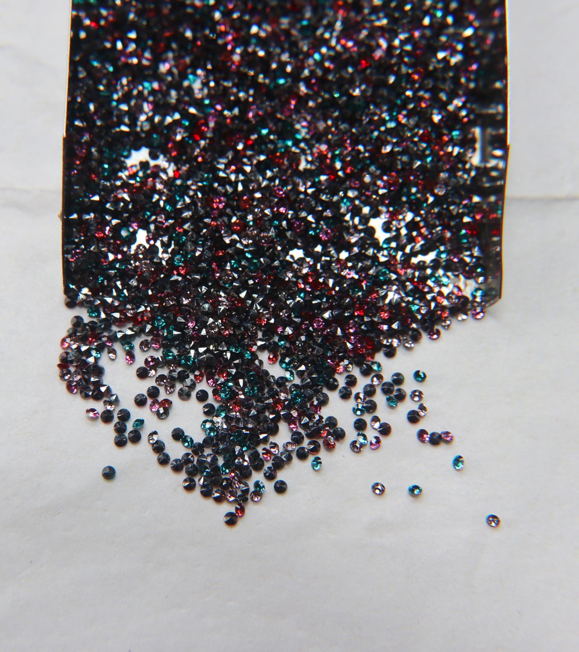 Swarovski Crystal 4SS/PP9 1.5mm Mix COLORS 1028 Chatons 72/144/720/1440/7200 Pieces Vintage Swarovski, Crystal Clay, nail art