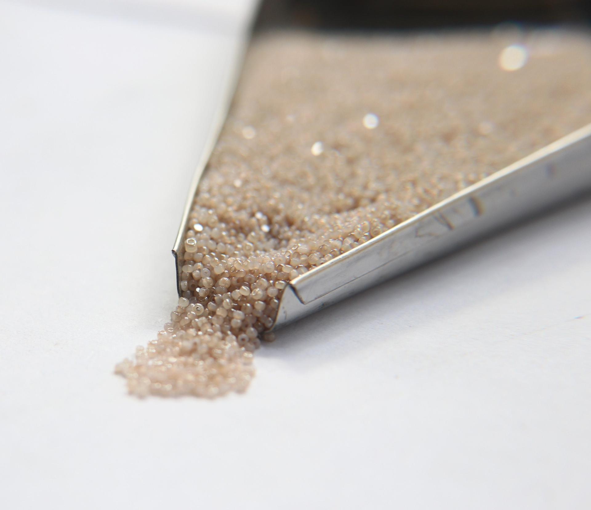 13/0 Charlotte Cut Beads Honey Opal 5/10/20/50/250/500 Grams embroidery materials, jewelry making, Native vintage beads