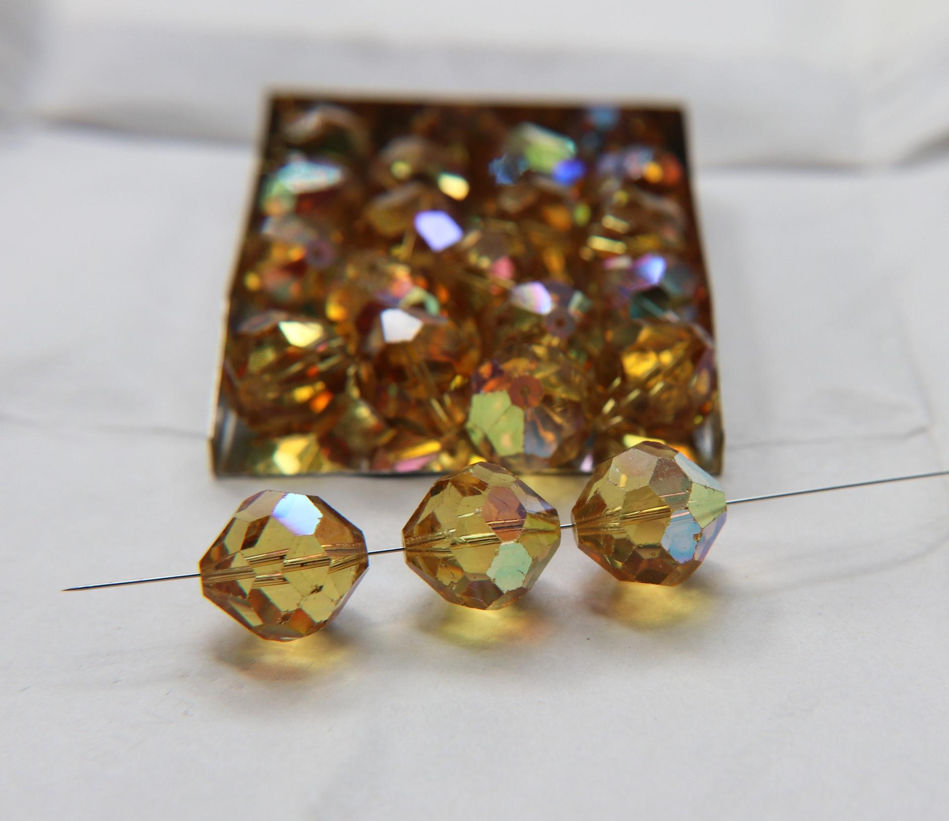 16 MM Swarovski Vintage Light Colorado Topaz Aurore Boreale Vintage faceted article 5309 2/6/12/436/72/144 Pieces Premium materials