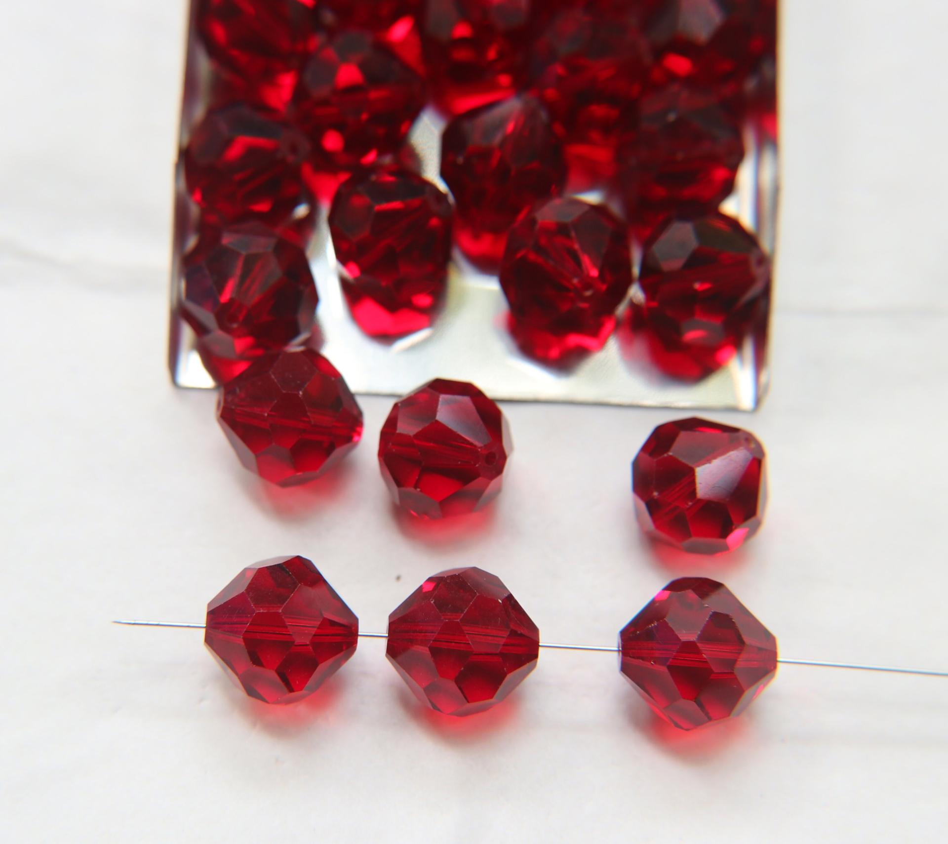 14 MM Swarovski Vintage Siam 2/6/12/436/72/144 Pieces Vintage faceted article 5309 Premium materials