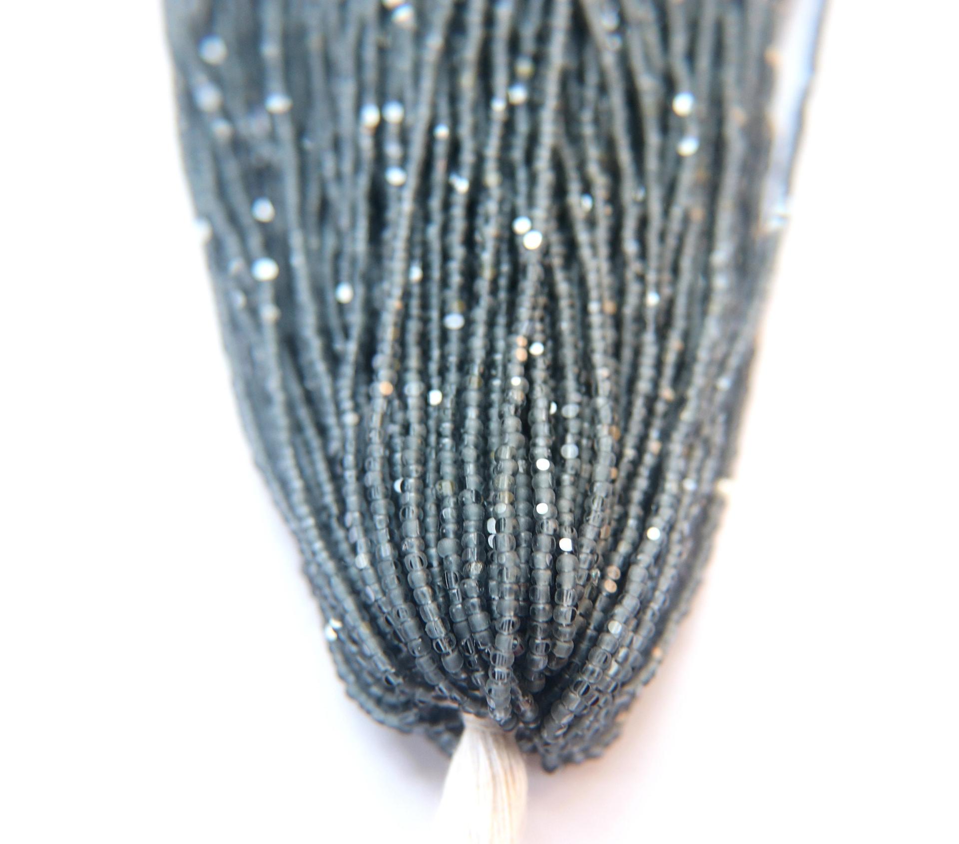 11/0 Hanks Charlotte true Cut Beads MATT Black Diamond 1/5/25/50/100 Hanks 2.0mm jewellery rare PREMIUM beads, jewelry supply, Native Supply