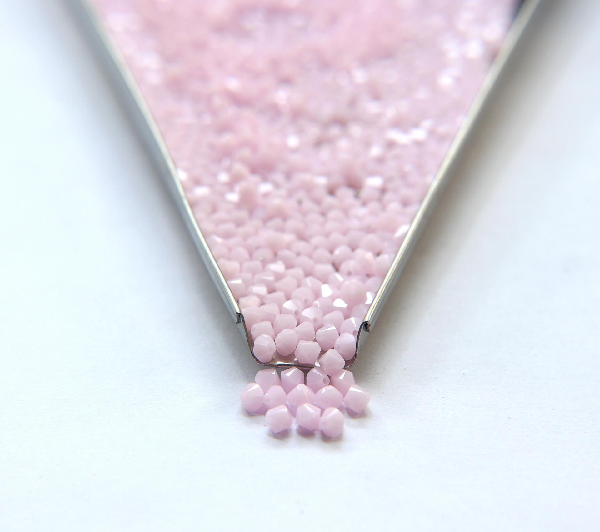 4mm  Rose Alabaster (293) Swarovski Bicone Beads 36/72/144/360/720 Pieces (389) jewelry beads, embellishment couture, embroidery materials