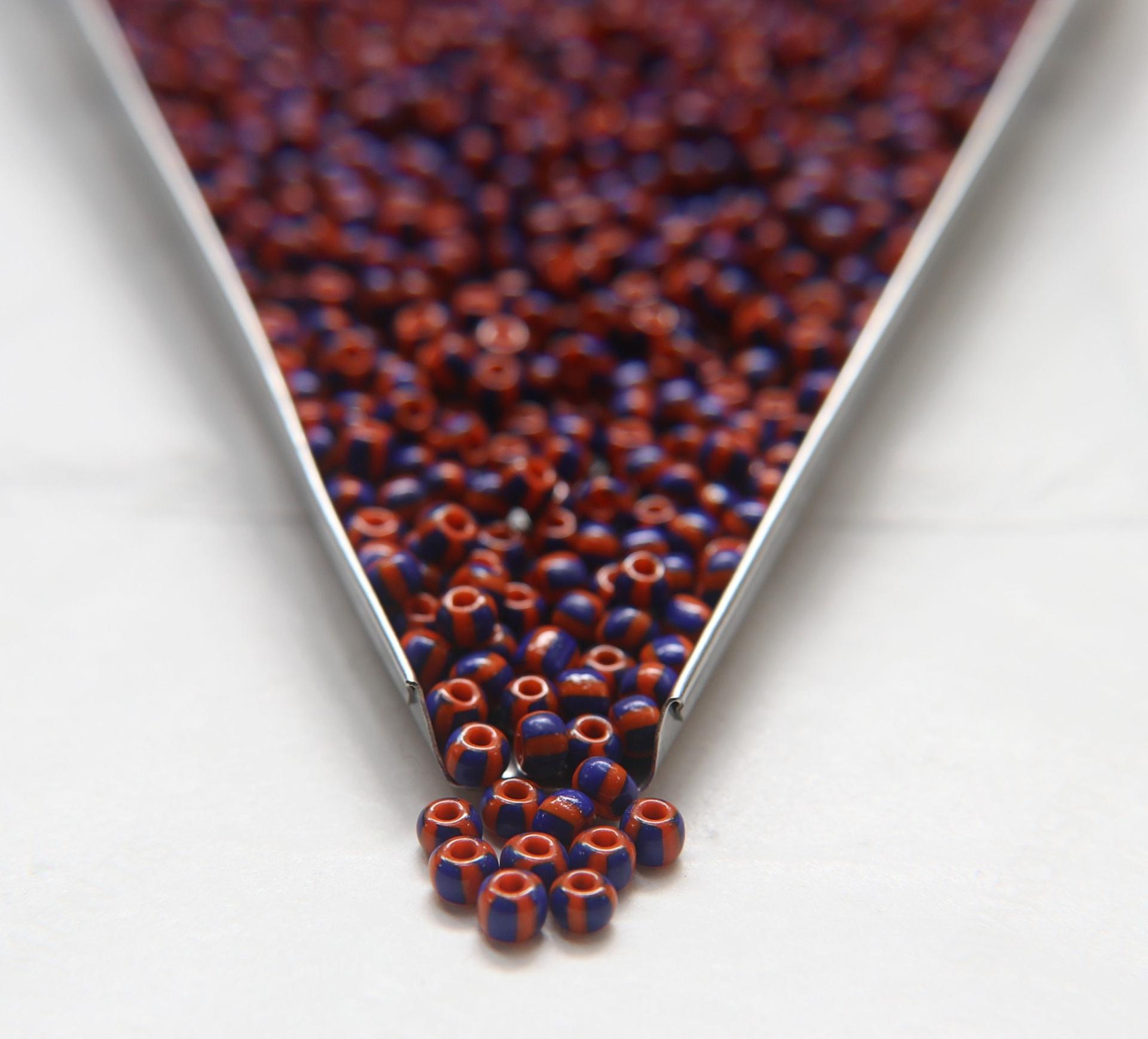 5/0 Rare Thick Stripes Rare French Seed Beads 10/50/100/250 Grams Jewelry making beads, vintage beads, premium, supply, wedding