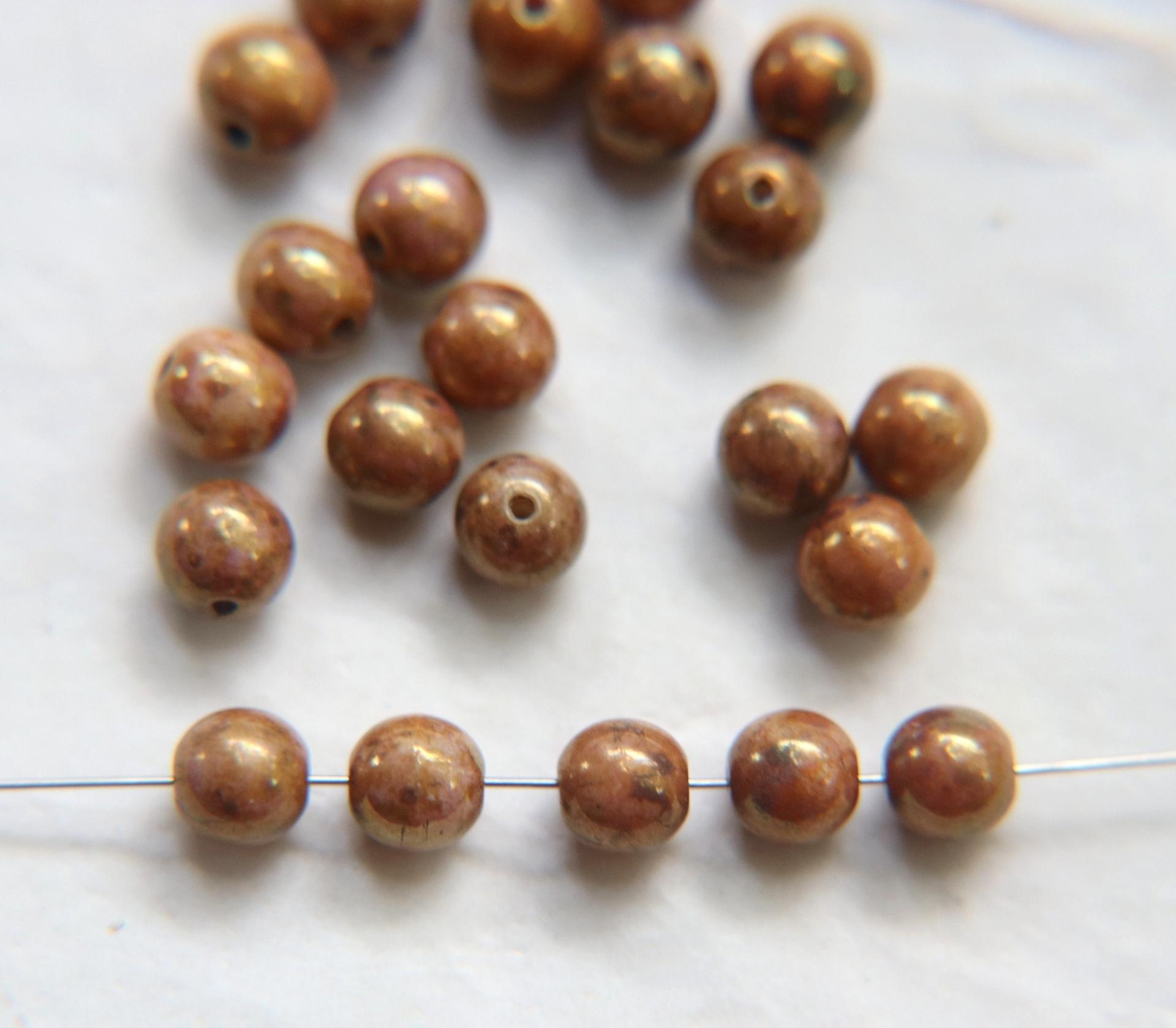 Swarovski® Vintage iridescent Pearls 6mm Round 20/50/250/500 Pieces Jewelry making beads