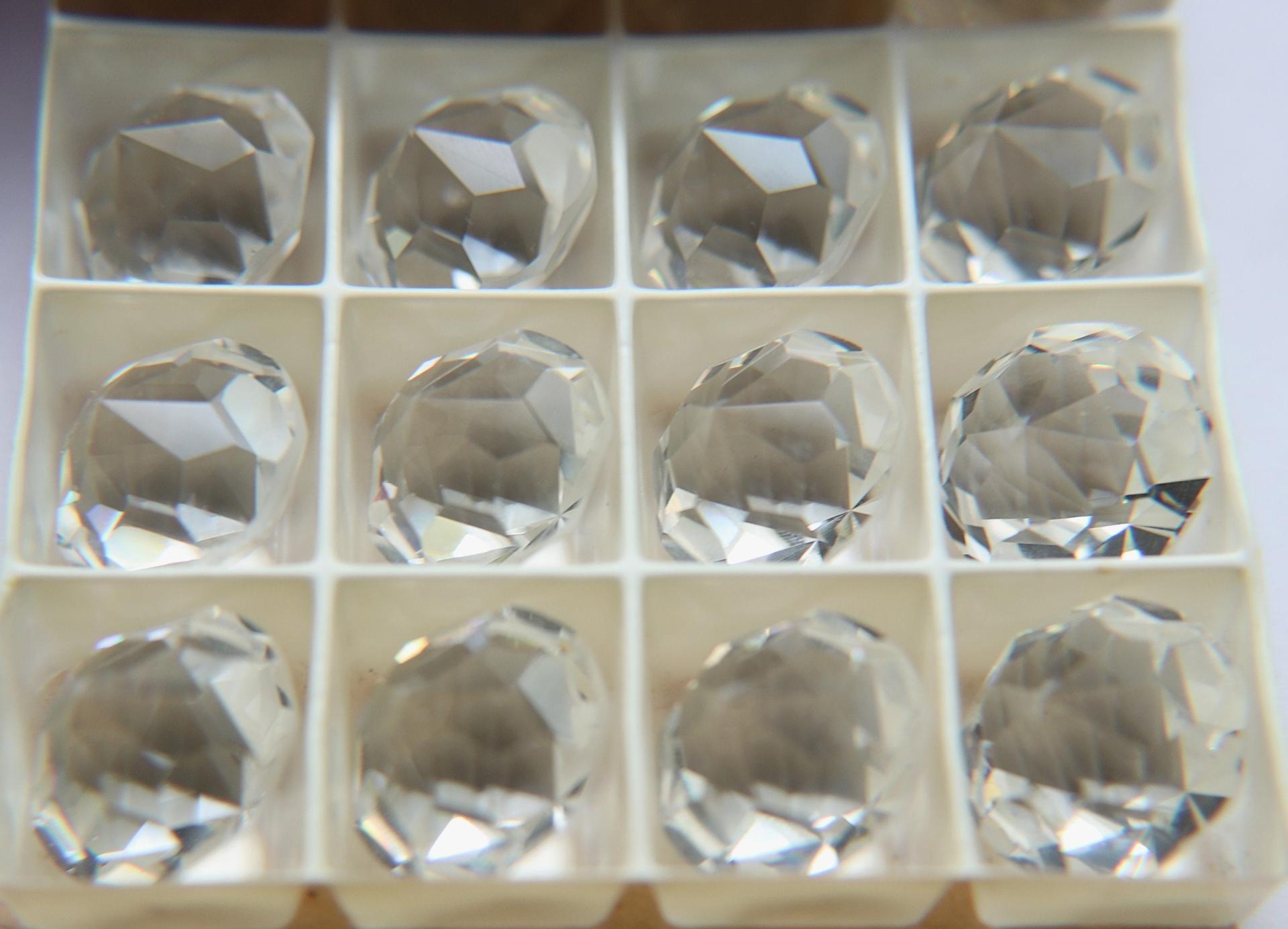 18mm Swarovski Vintage Crystal unfoiled 2/6 Pieces PREMIUM MATERIALS