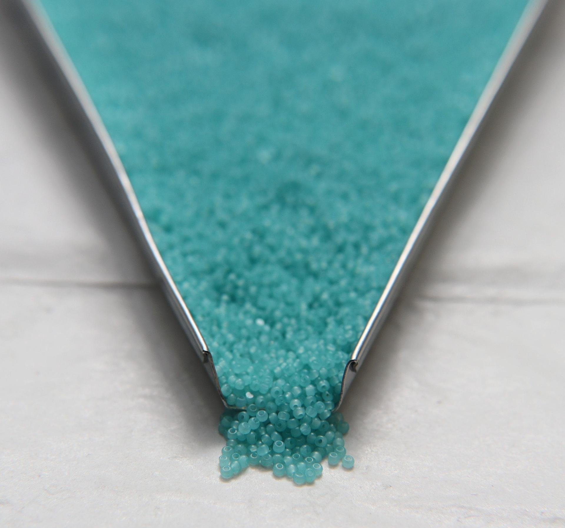 11/0 Charlotte True Cut Beads Aqua Green Opal 10/20/50/250/500 Grams Premium Seed beads, native supply