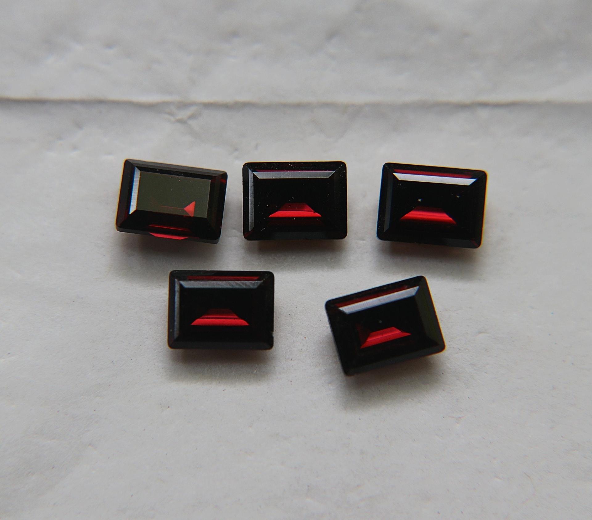 Vintage Swarovski 8x6 mm Burgundy 4527 Step cut crystal clay article Premier Crystal Rhinestones 6/12/36/72/144 Pieces gemstones