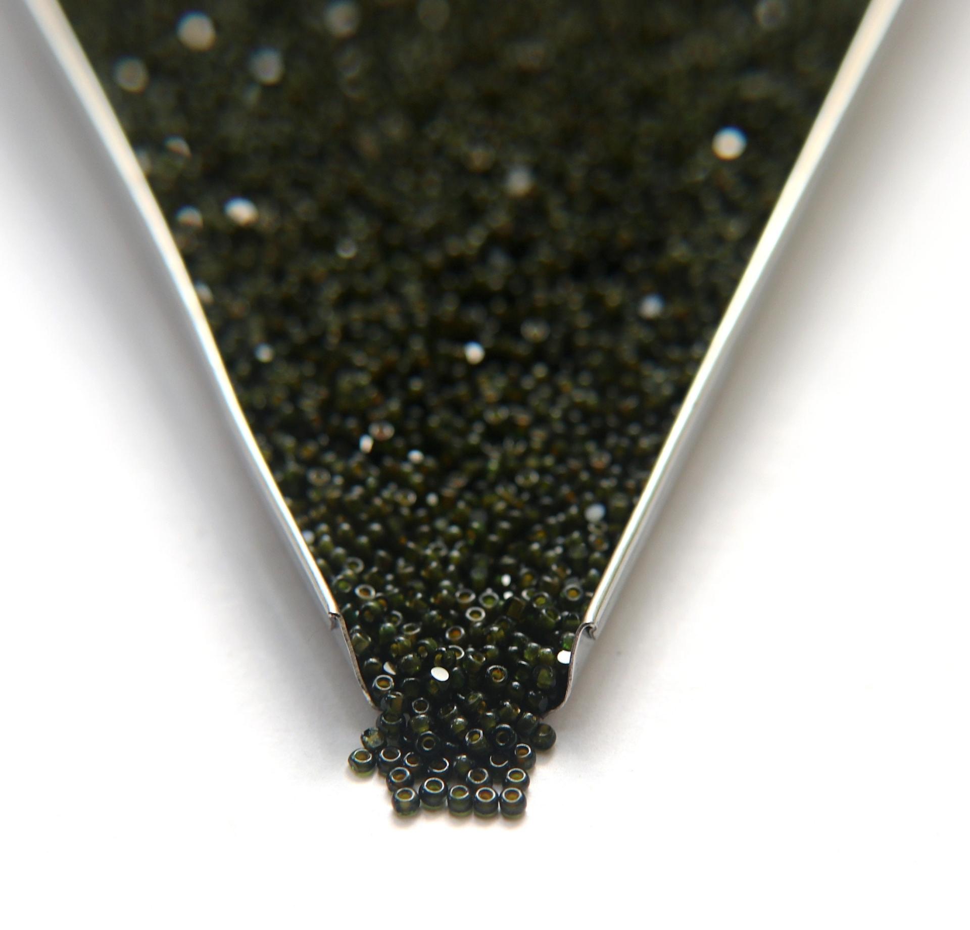 11/0 True cuts Charlotte Beads Olivine Neon Sun Lined 10/20/50/250/500 Grams PREMIUM SEED BEADS, Native Supply