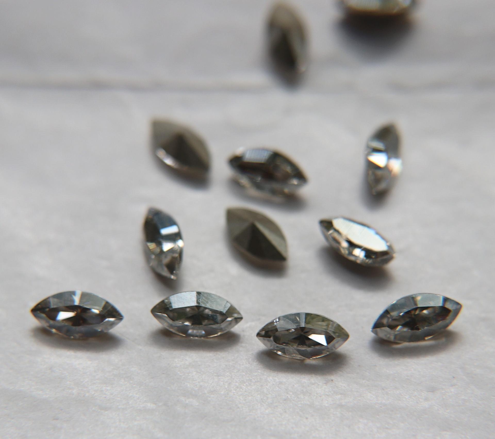10X5 mm Vintage Swarovski fancy Navette in Crystal Silver Shade 36/72/144 Pieces Jewery making stones gemstones, fancy opal stones