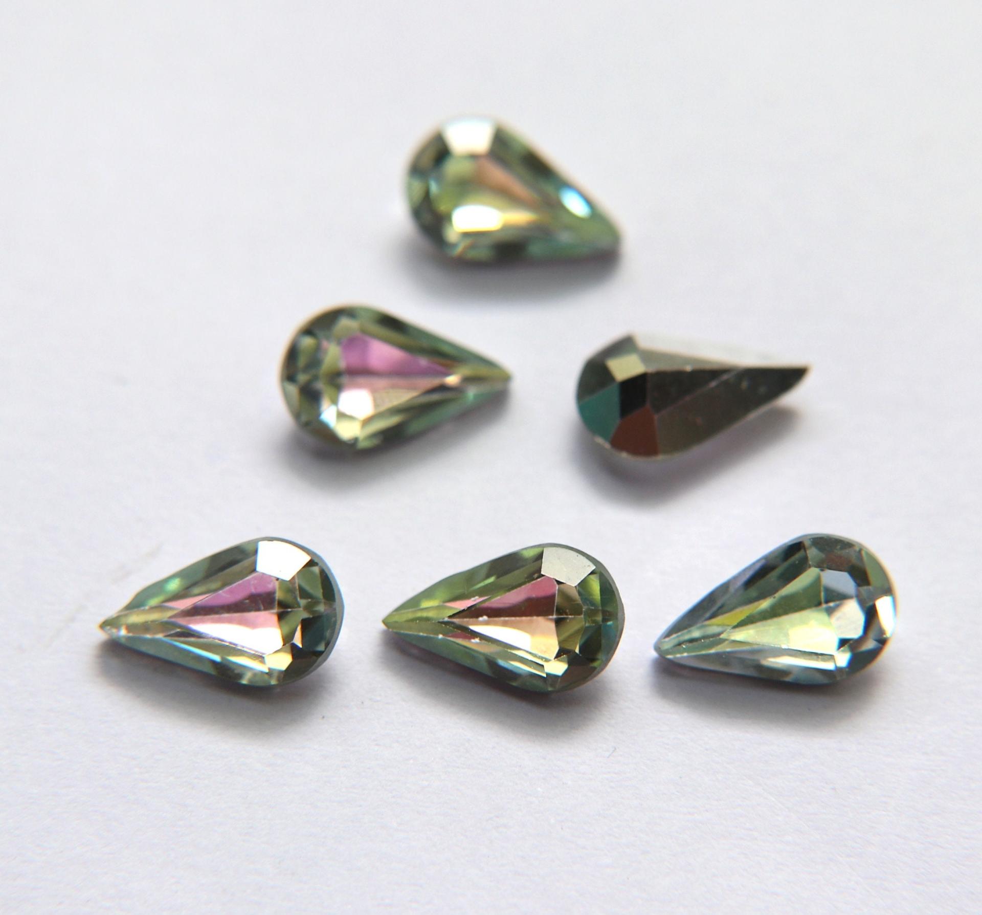 13x7.8mm Swarovski 4300 fancy Pear in (9 Colors) 2/6/24/72 Pieces Jewery making stones gemstones, fancy opal stones