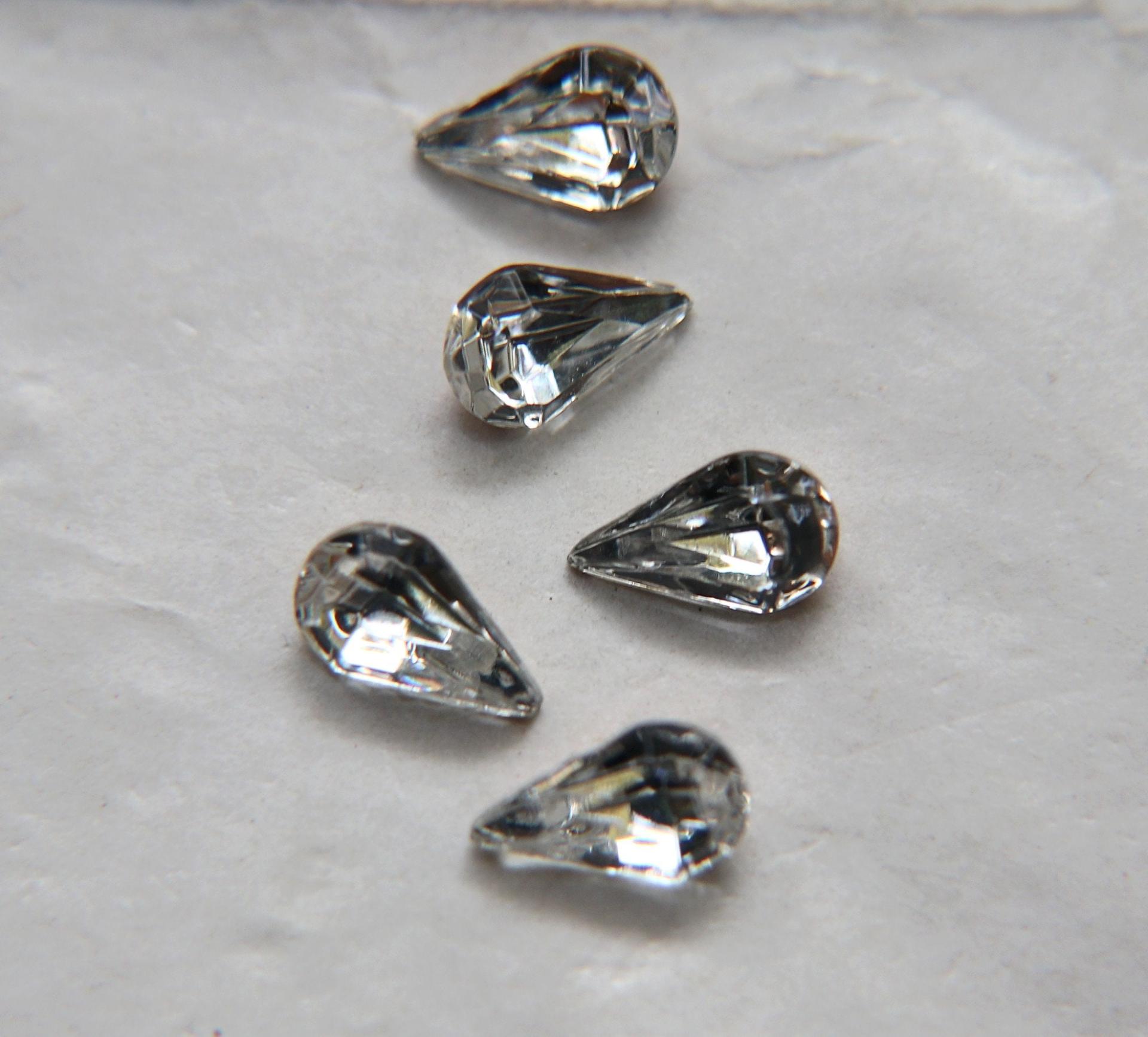 10X6 mm Vintage Swarovski fancy Pear in Crystal 36/72/144 Pieces Jewery making stones gemstones, fancy opal stones