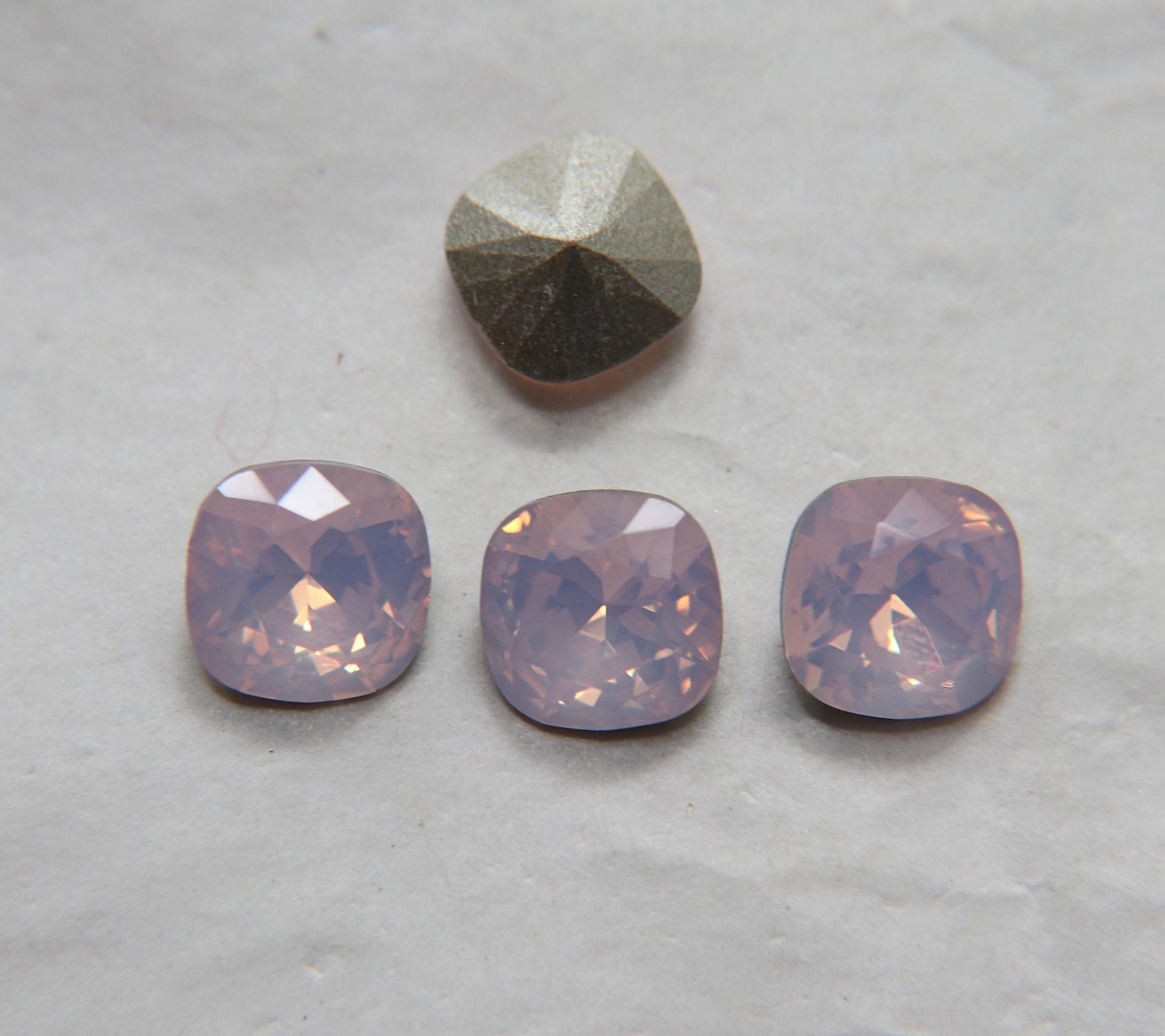 Vintage Swarovski 10 mm (15 Colours) Rounded Square 4470 Premier Crystal Rhinestones 2/6/12/36/72 Pieces gemstones