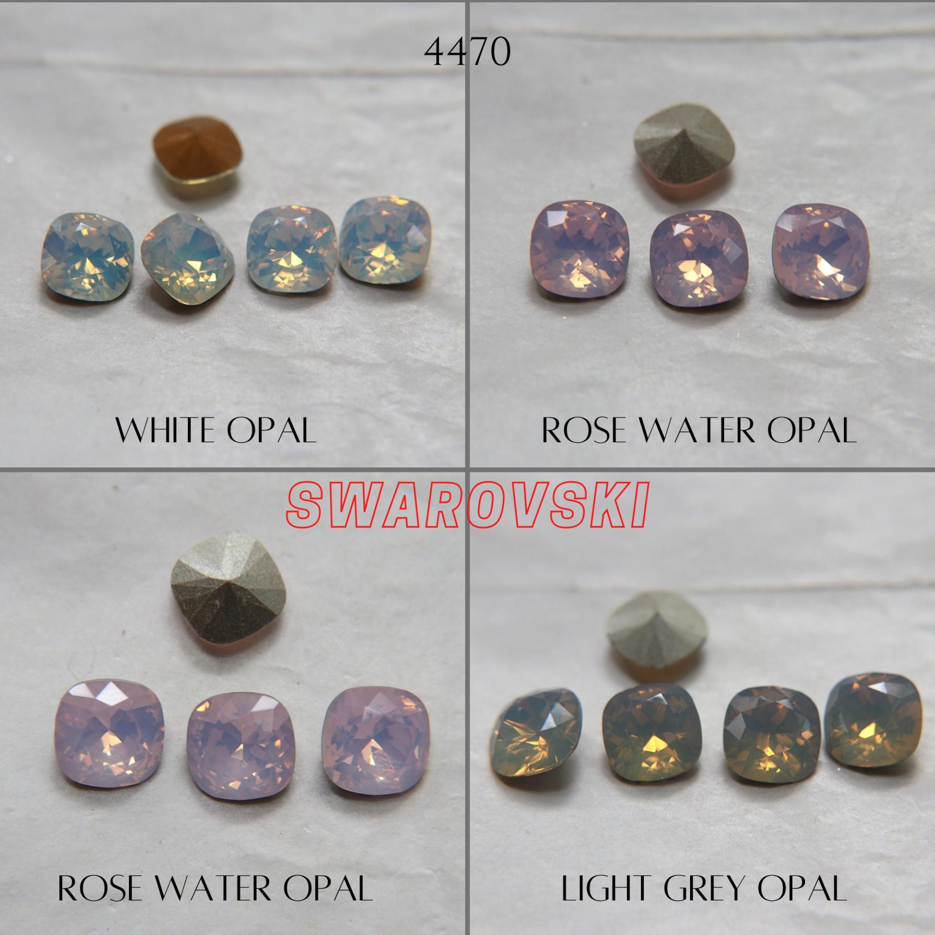 Vintage Swarovski 10 mm (15 Colours) Rounded Square 4470 Premier Crystal Rhinestones 2/6/12/36/72 Pieces gemstones
