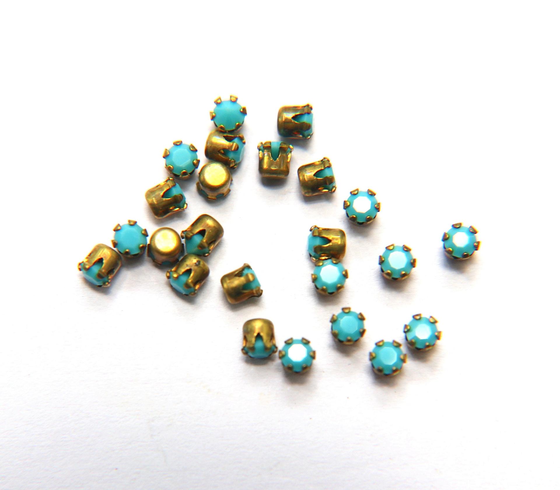 Swarovski 14 SS Vintage Crown Prong Settings in (5 Colours) 36/72/144/432 Pieces jewelry supplies, strass embellishments, vintage rare