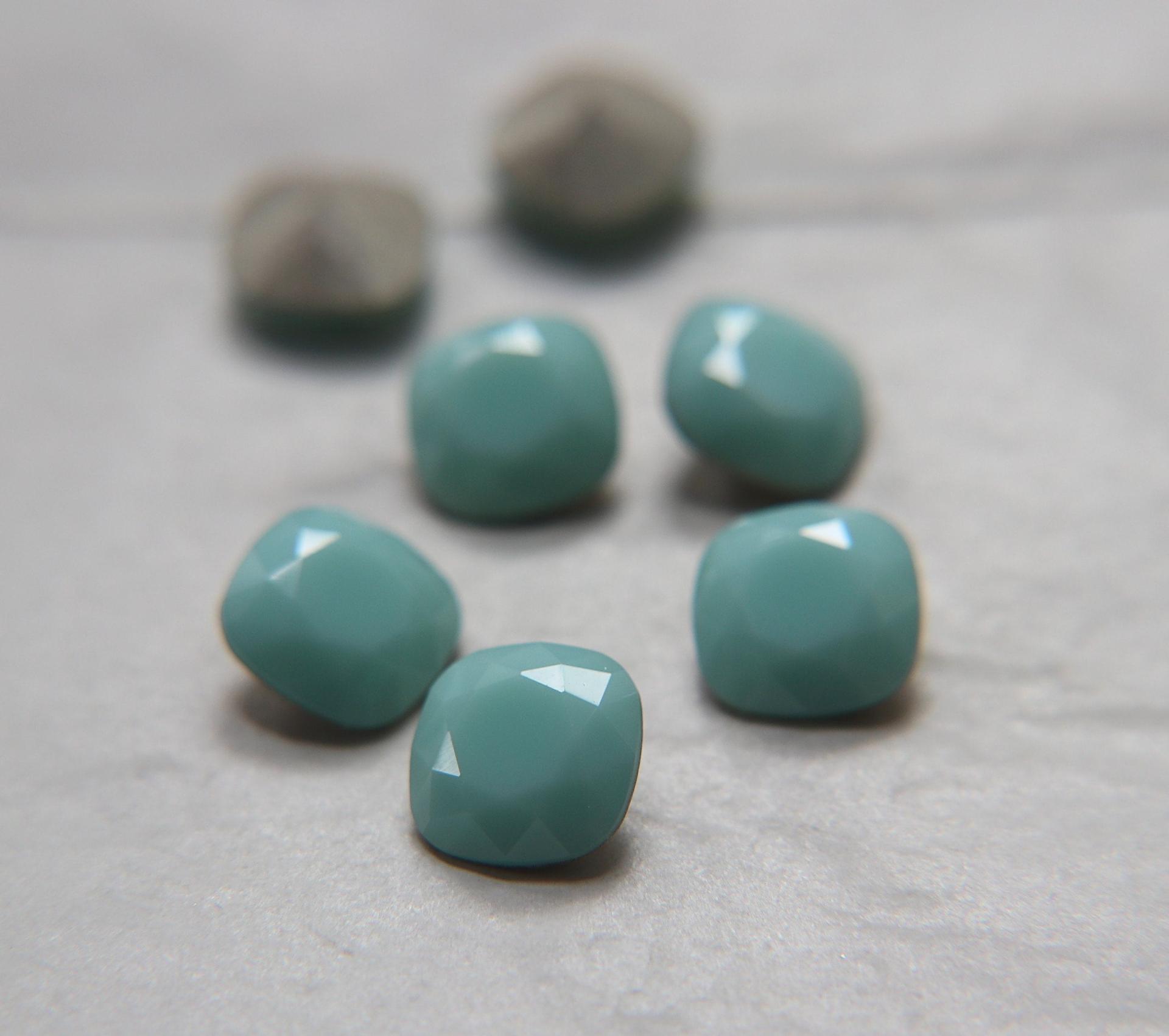 Vintage Swarovski 12 mm (42 Colours) Rounded Square 4470 Premier Crystal Rhinestones 2/6/12/36 Pieces gemstones