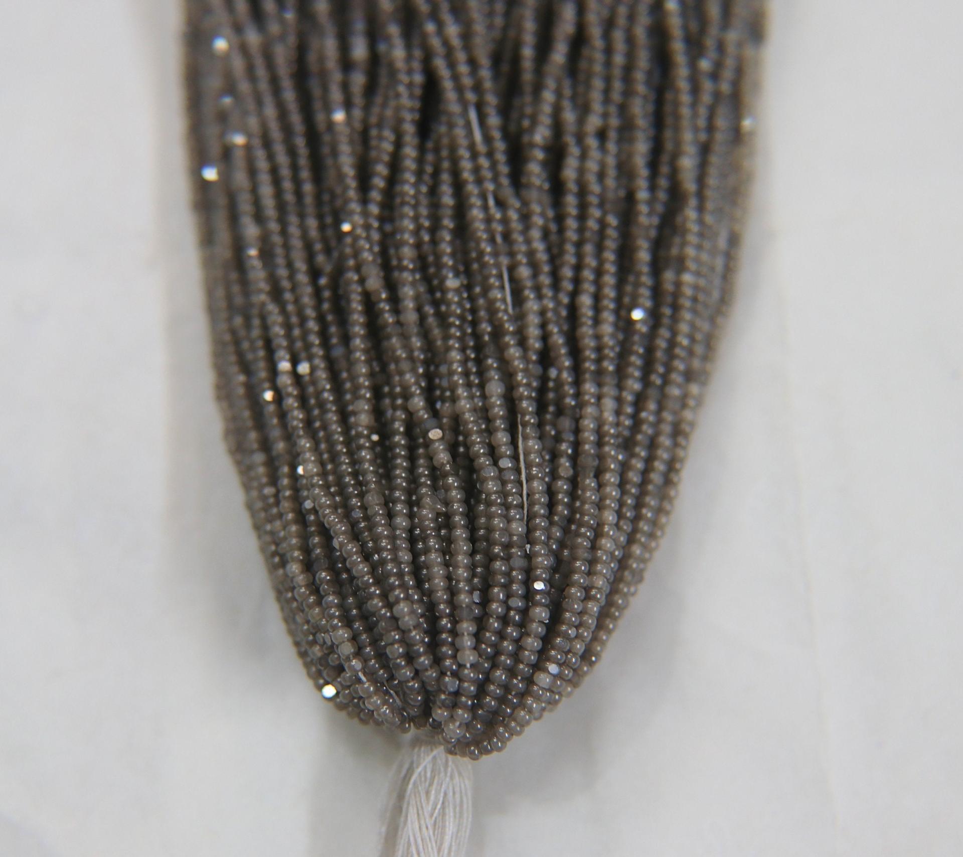 13/0 Hanks Charlotte Cut Beads Ionized White Opal 1/5/25/50/100 Hanks 1.6mm glass beads, native jewelry supply, findings
