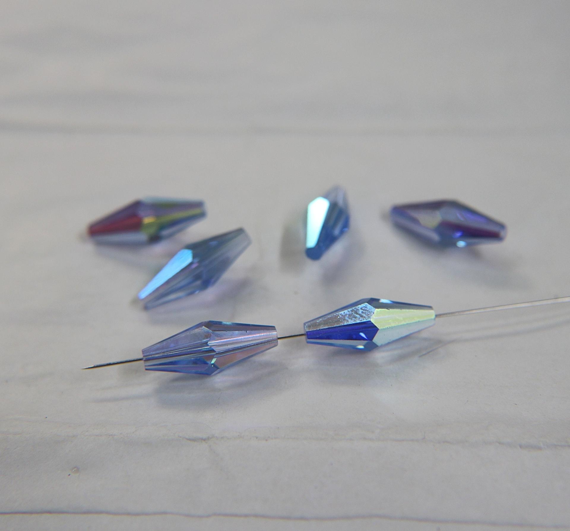 Swarovski 5205 25X10 MM Elongated Bicone (4 Colours) 2/6/12/36 Pieces jewelry making beads PREMIUM MATERIALS