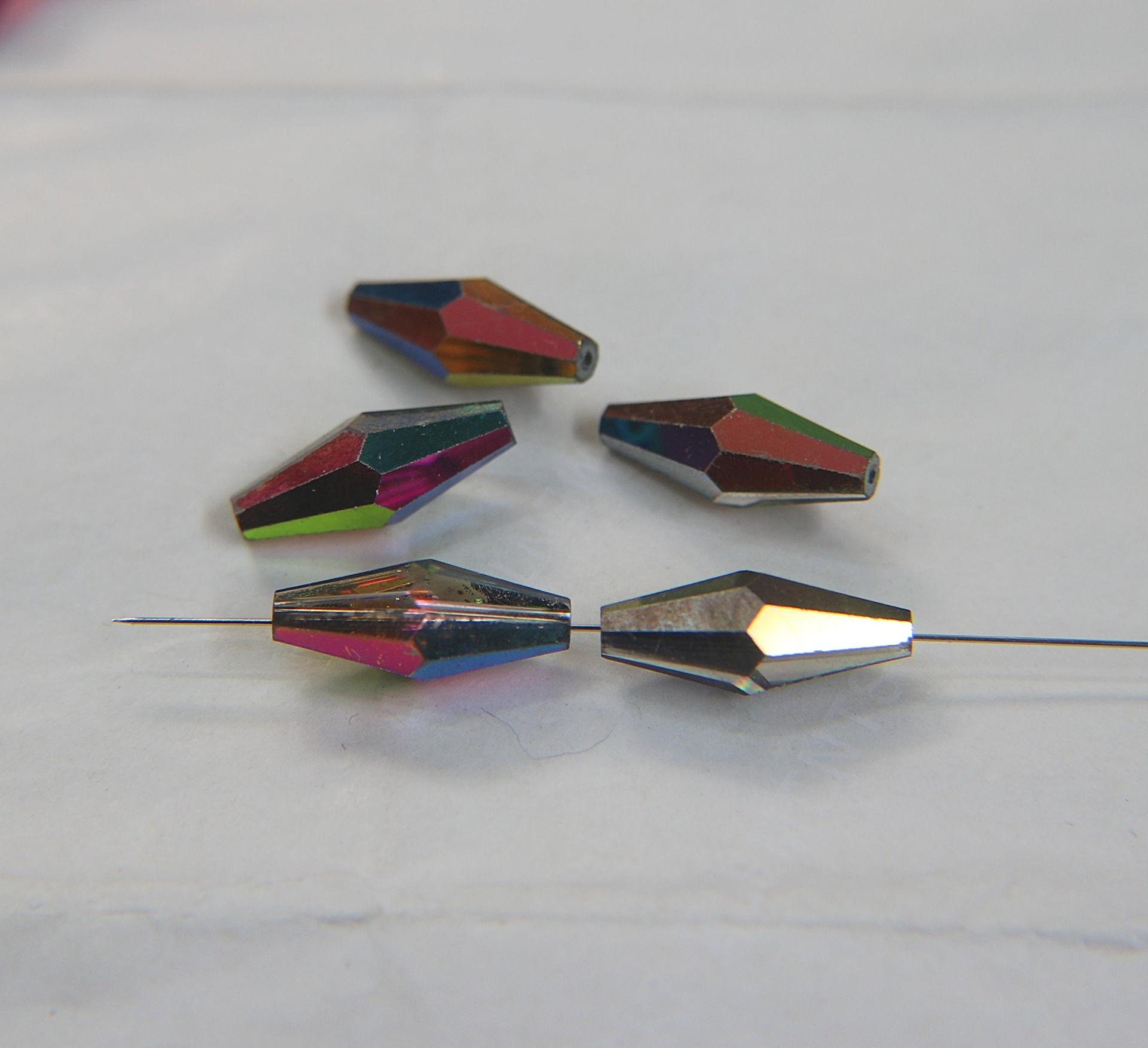 Swarovski 5205 20X8 MM Elongated Bicone (7 Colours) 2/6/12/36/72 Pieces jewelry making beads PREMIUM MATERIALS