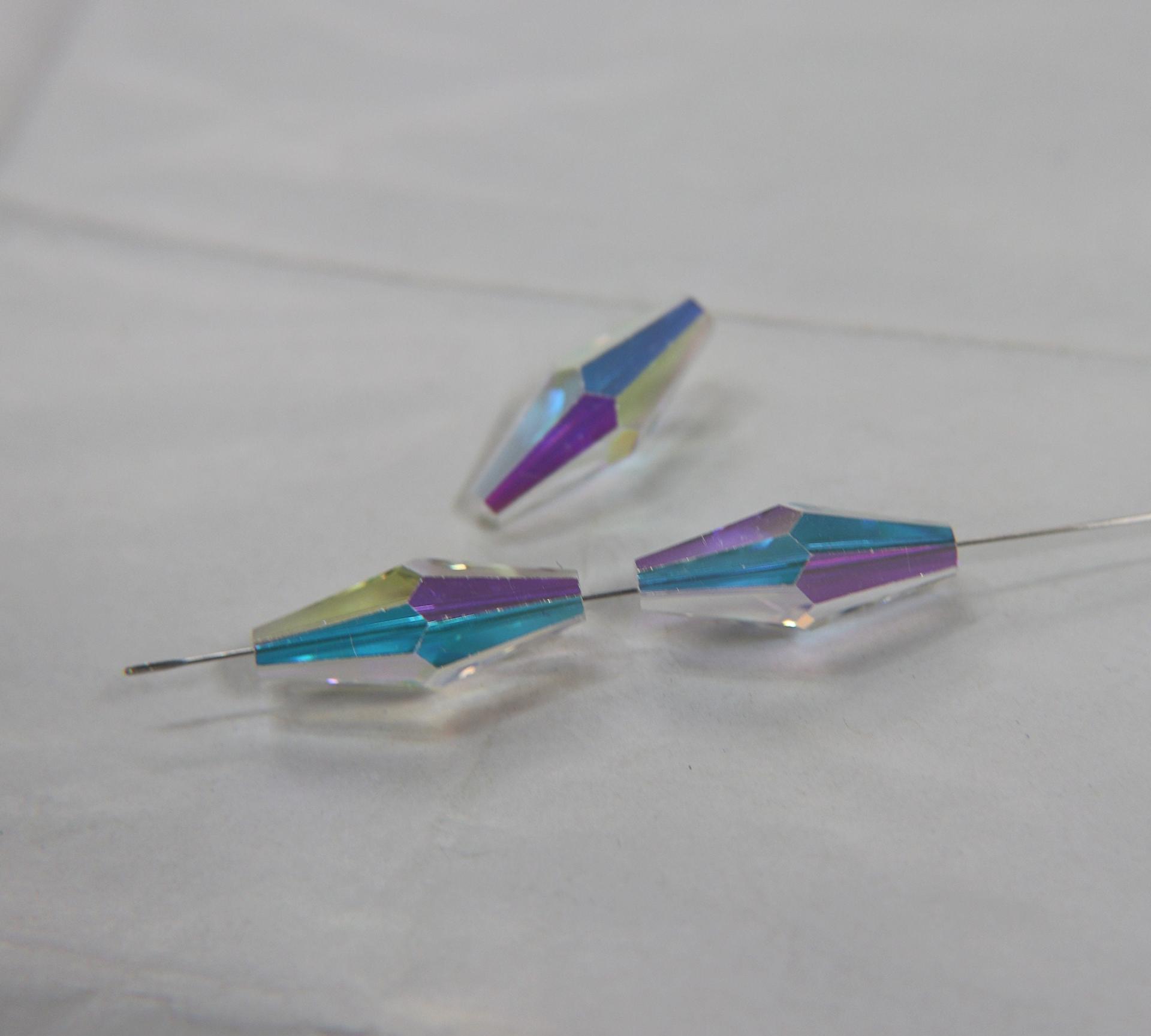 Swarovski 5205 25X10 MM Elongated Bicone (4 Colours) 2/6/12/36 Pieces jewelry making beads PREMIUM MATERIALS