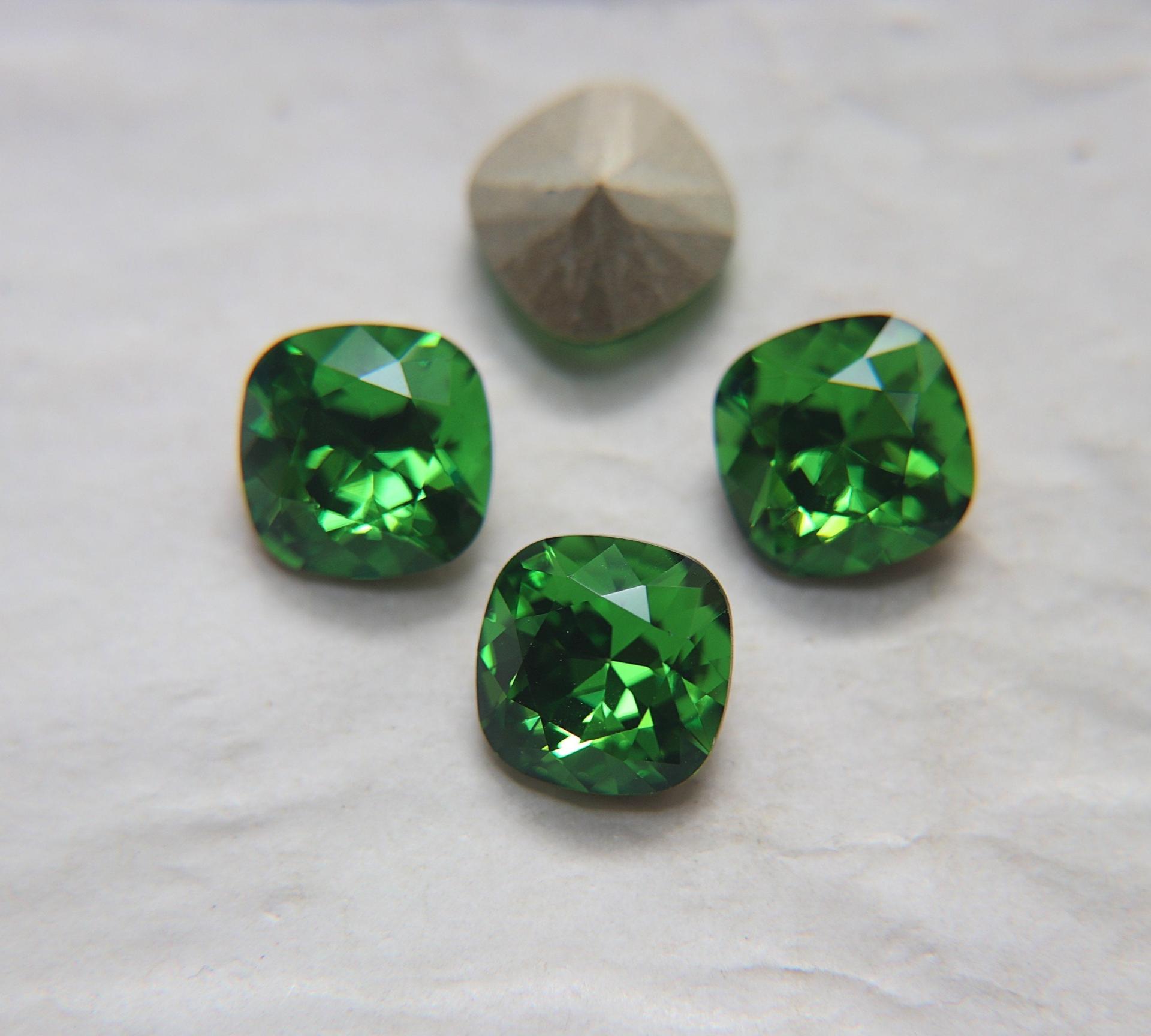 Vintage Swarovski 12 mm (42 Colours) Rounded Square 4470 Premier Crystal Rhinestones 2/6/12/36 Pieces gemstones