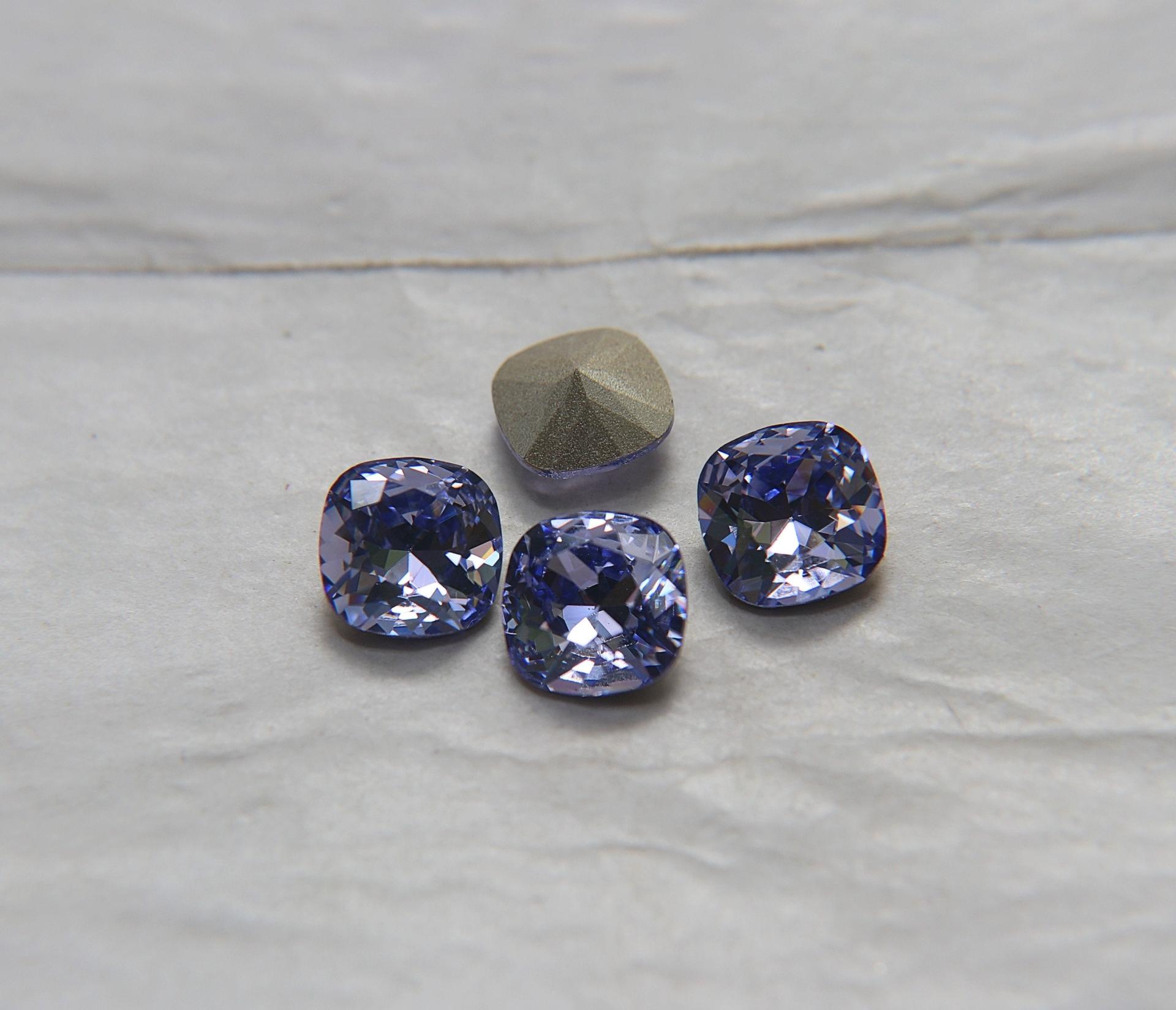 Vintage Swarovski 12 mm (42 Colours) Rounded Square 4470 Premier Crystal Rhinestones 2/6/12/36 Pieces gemstones