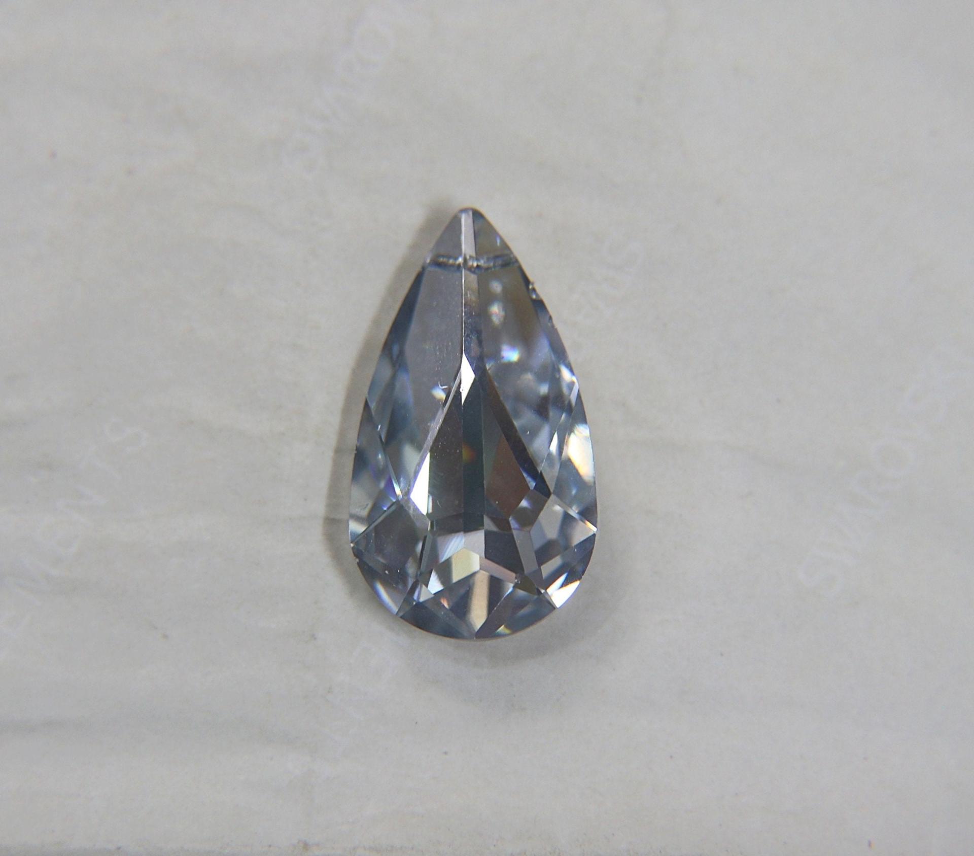 Swarovski Crystal Long Teardrop Pendant Beads 6100 - 34.0x20.0 Fancy Crystal drops 1/2/6 Pieces vintage findings, jewelry making
