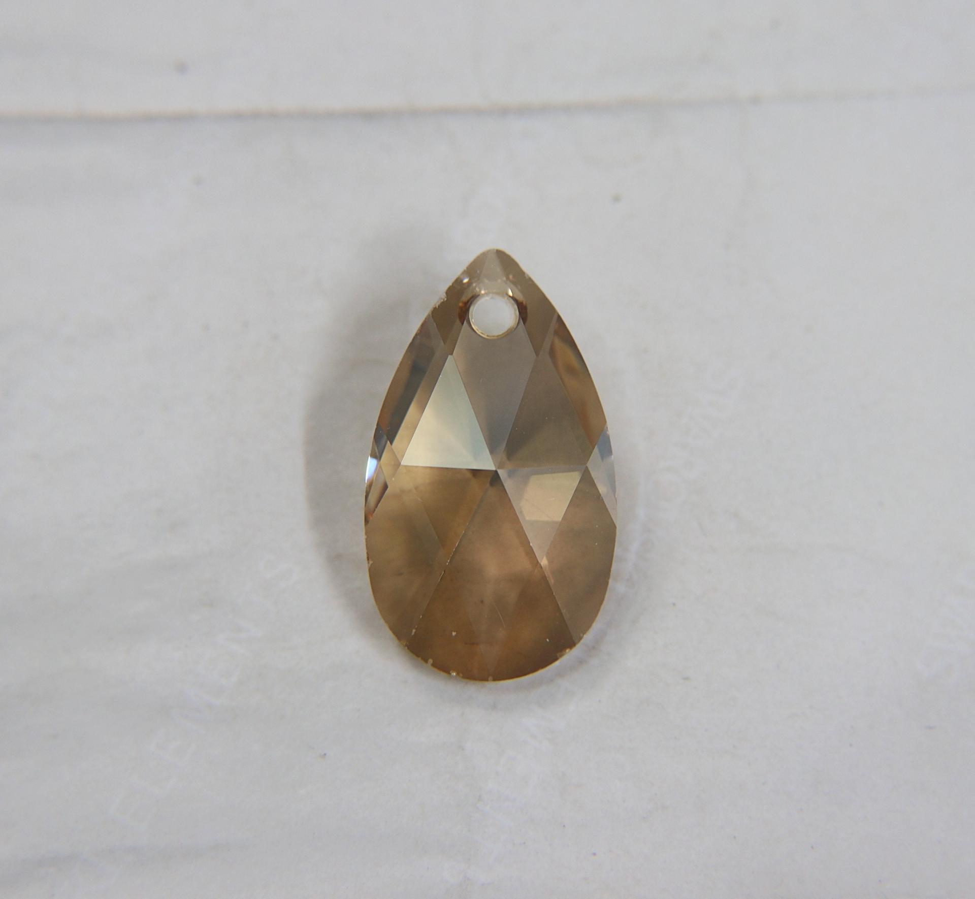 28 mm Swarovski Crystal 6106 Big Rare Pear Beads Pendants Fancy Crystal drop in (6 Colours) vintage findings