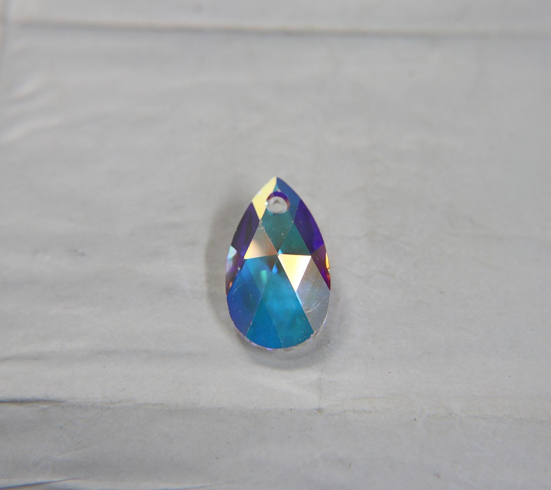 28 mm Swarovski Crystal 6106 Big Rare Pear Beads Pendants Fancy Crystal drop in (6 Colours) vintage findings