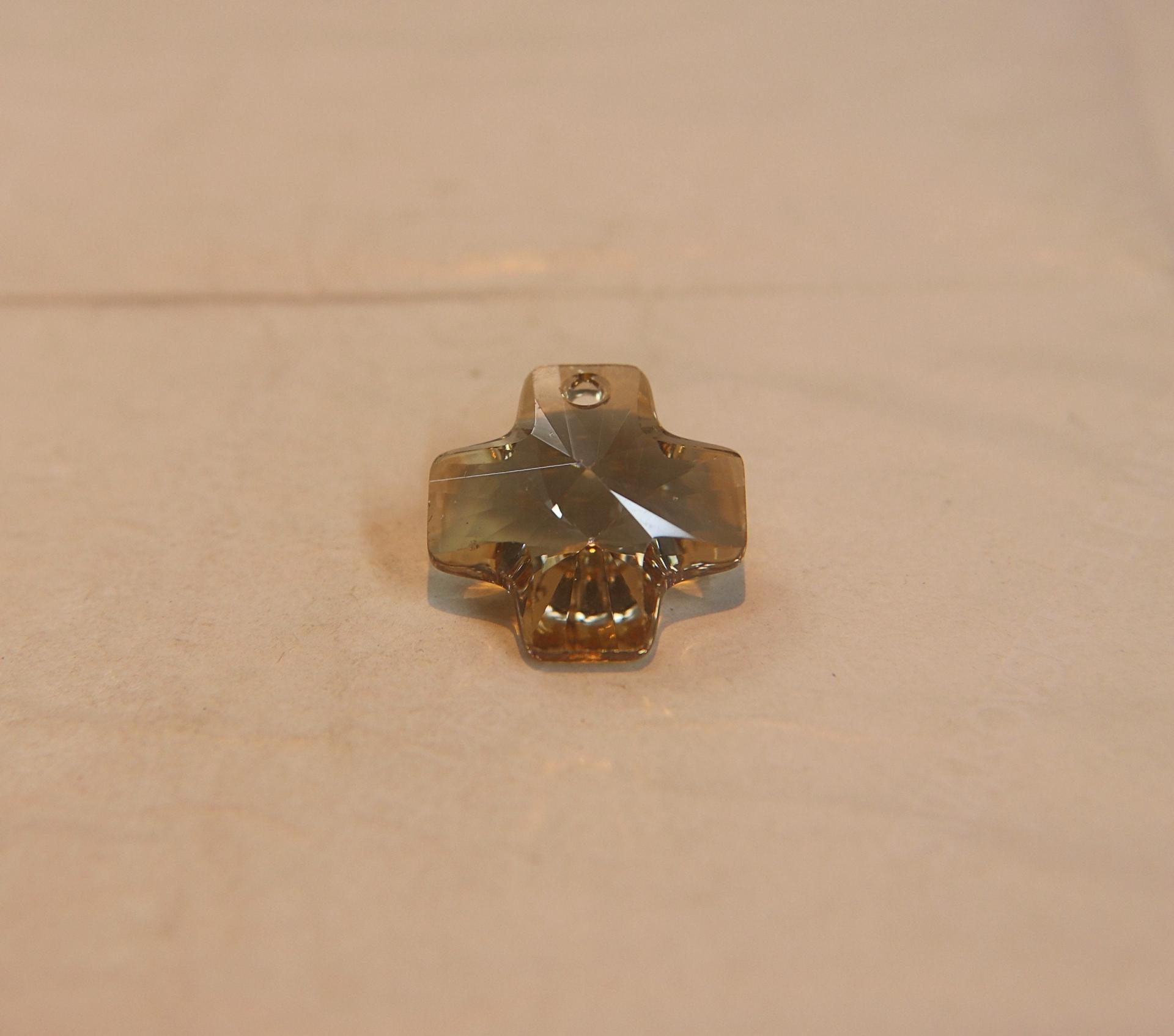 20mm SWAROVSKI 6866 Cross Crystal Pendant Fancy Crystal drop in (7 Colours) 1/2/6 Pieces vintage findings