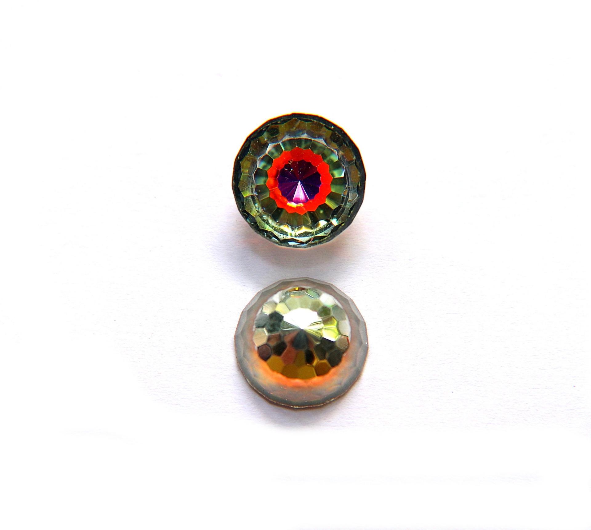 Swarovski Vintage 16/18mm D.S. Swarovski Art. 2042/B (4 Colours) Crystal Stones High Dome Flat Back 1/2/6/12/36 Pieces