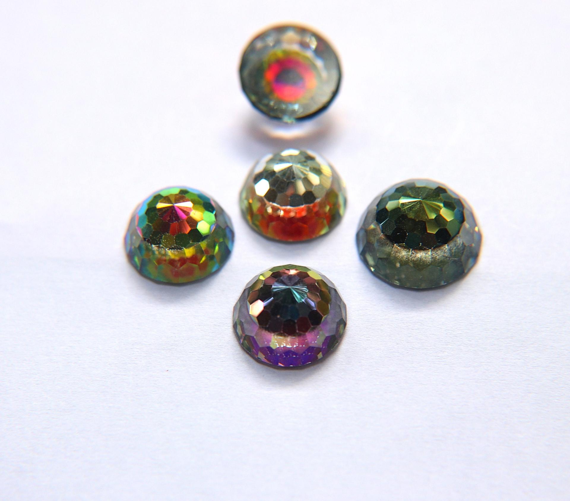 Swarovski Vintage 16/18mm D.S. Swarovski Art. 2042/B (4 Colours) Crystal Stones High Dome Flat Back 1/2/6/12/36 Pieces
