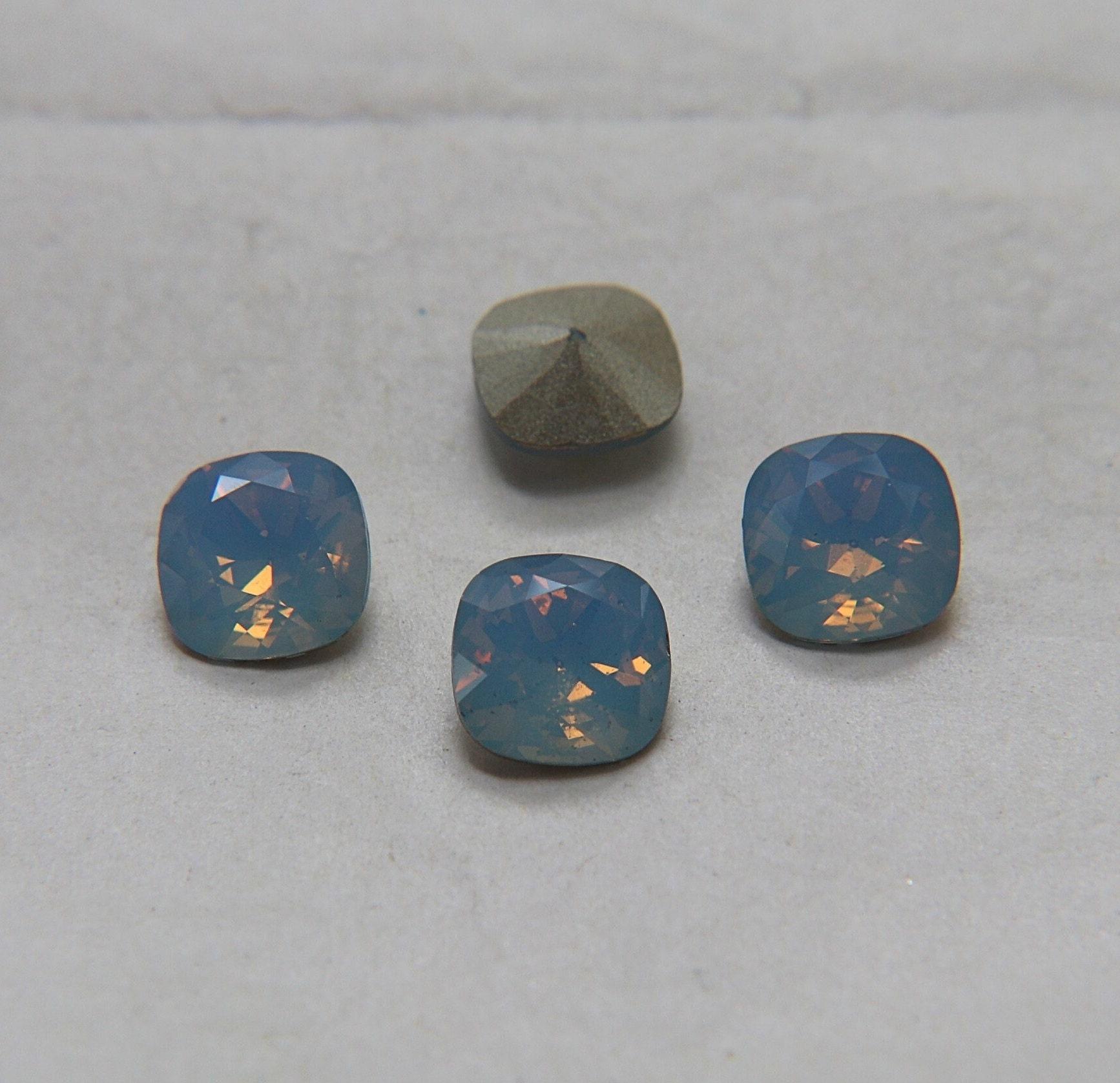 Vintage Swarovski 10 mm (15 Colours) Rounded Square 4470 Premier Crystal Rhinestones 2/6/12/36/72 Pieces gemstones