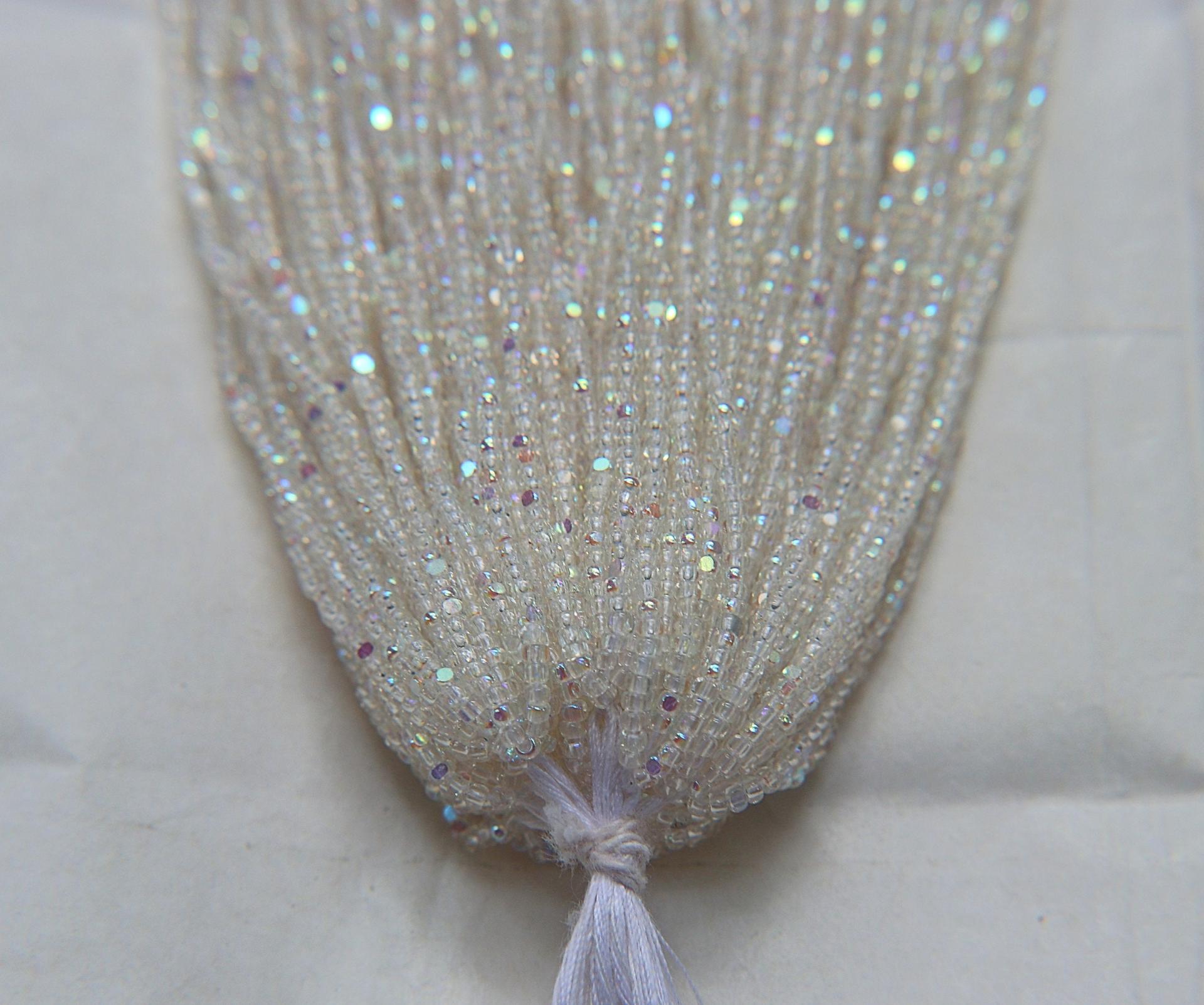 11/0 Hanks Charlotte Cut Beads Patina Transparent Crystal Aurore Boreale 1/5/25/50/100 Hanks PREMIUM SEED BEADS, Native Supplie