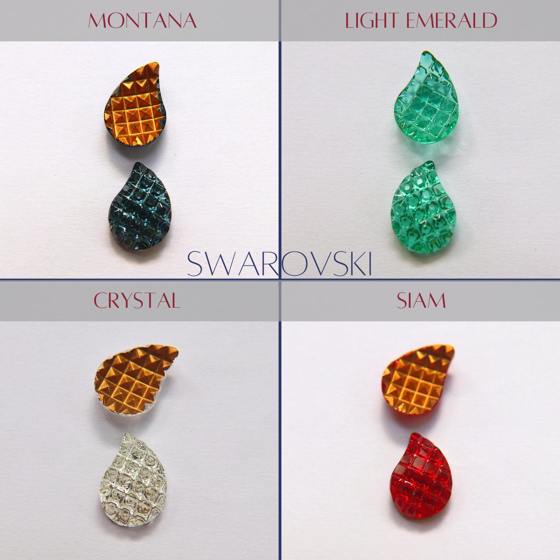 Vintage Swarovski 18X13 mm Rare Premier Crystal Rhinestones 2/6/12/36 Pieces gemstones