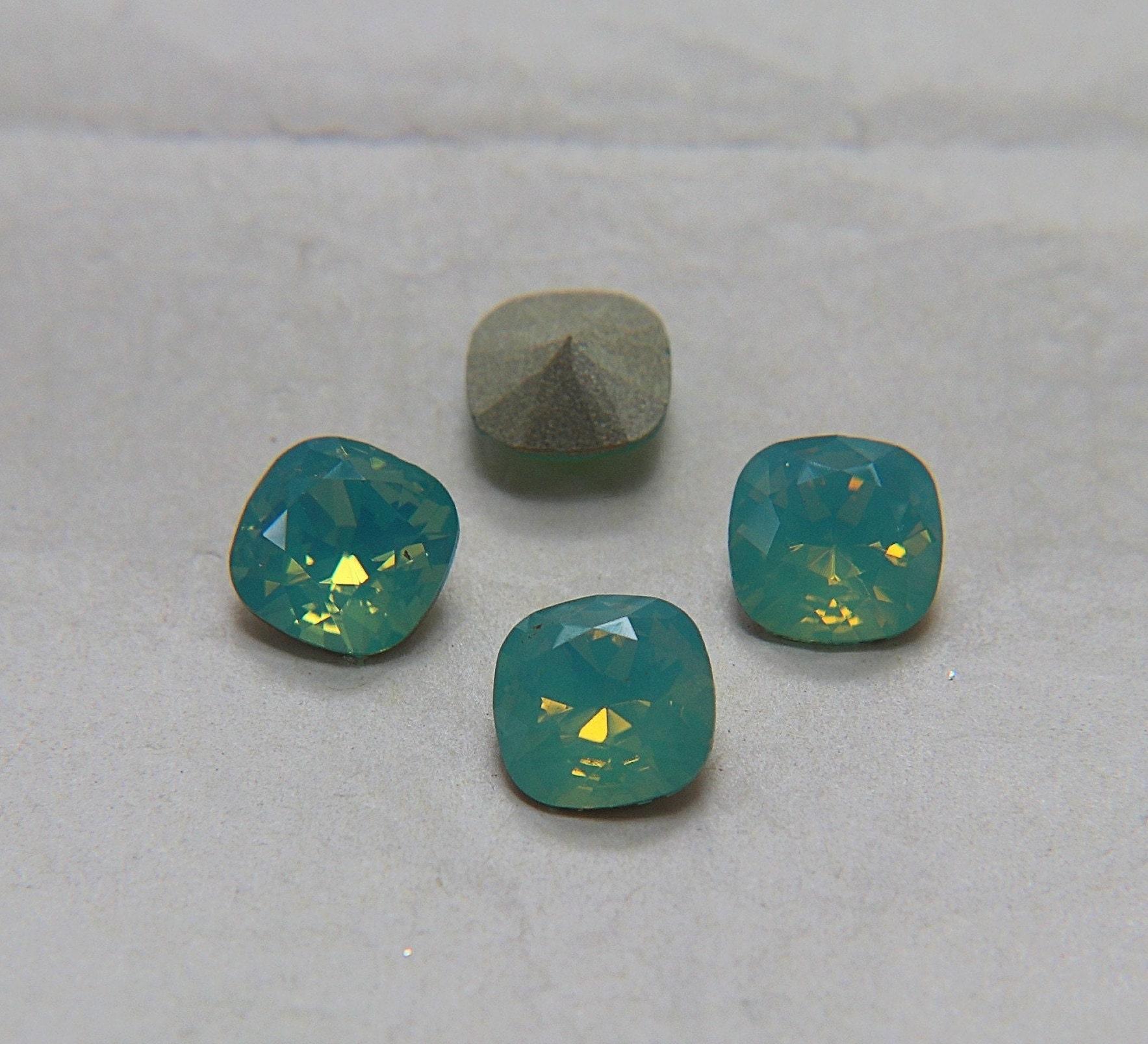 Vintage Swarovski 10 mm (15 Colours) Rounded Square 4470 Premier Crystal Rhinestones 2/6/12/36/72 Pieces gemstones