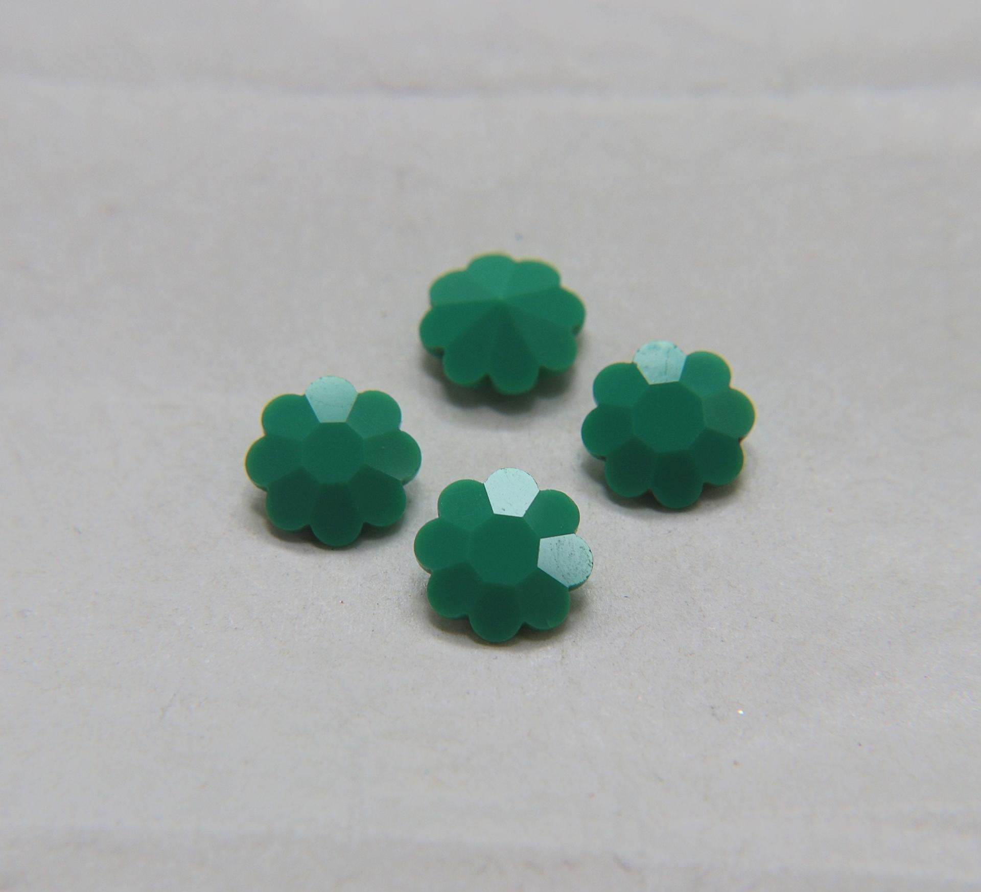 12 mm Swarovski Vintage Flower Stones (4 Colours) Rhinestones 6/12/36/72 pieces
